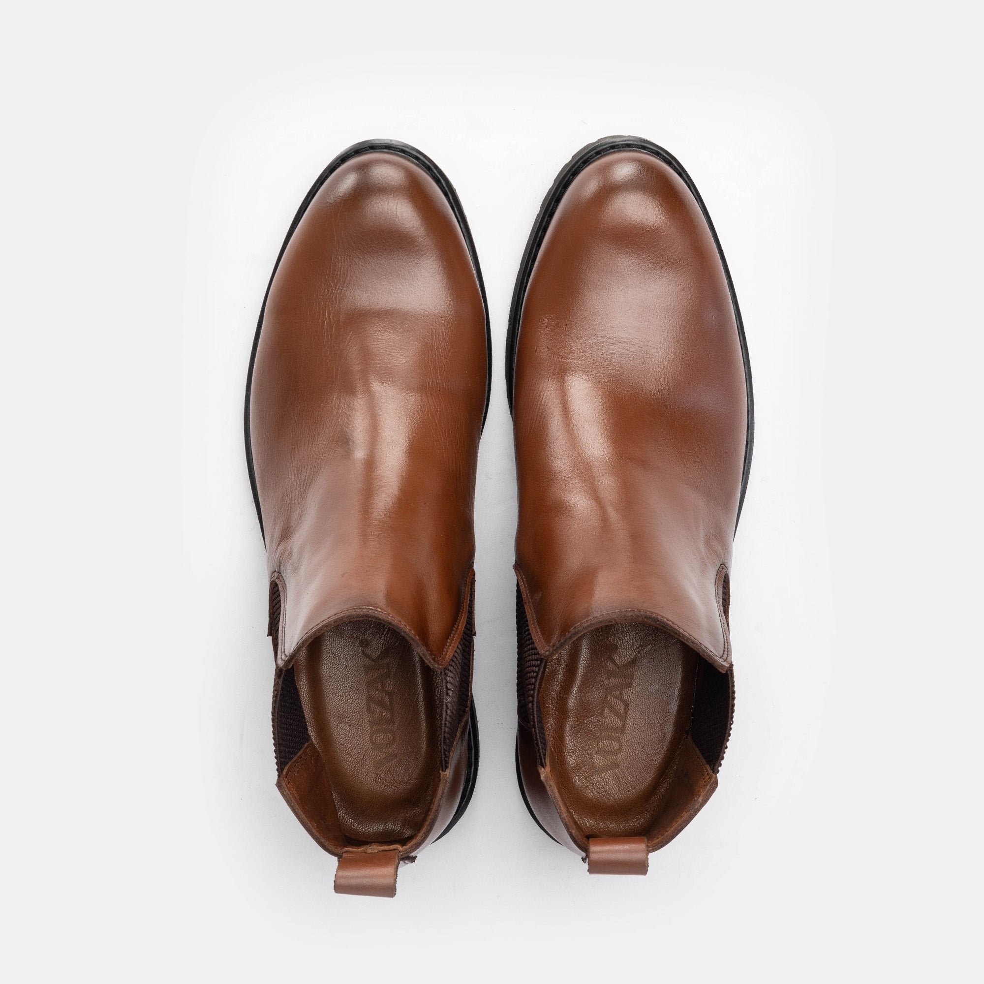Volzak 5151 Camel Leather Ankle Boot
