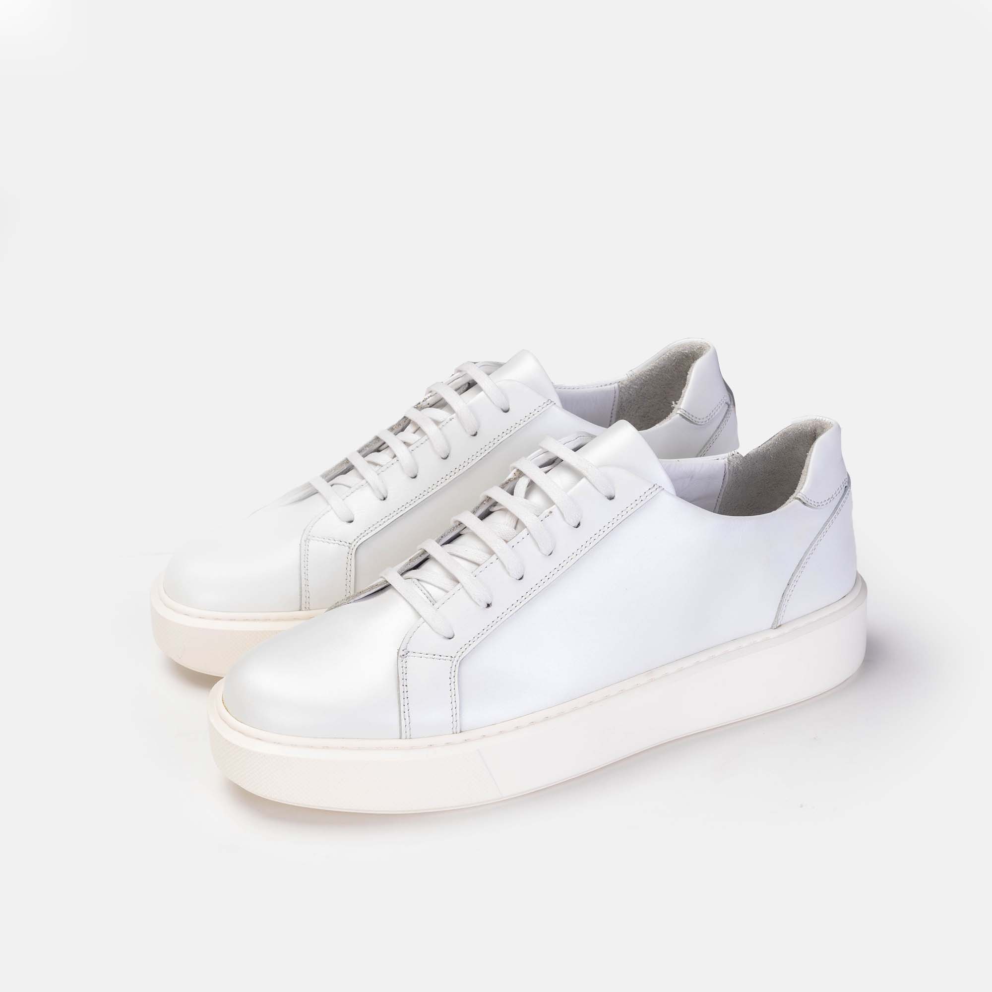 Volzak 6041 S Leather Sneakers White