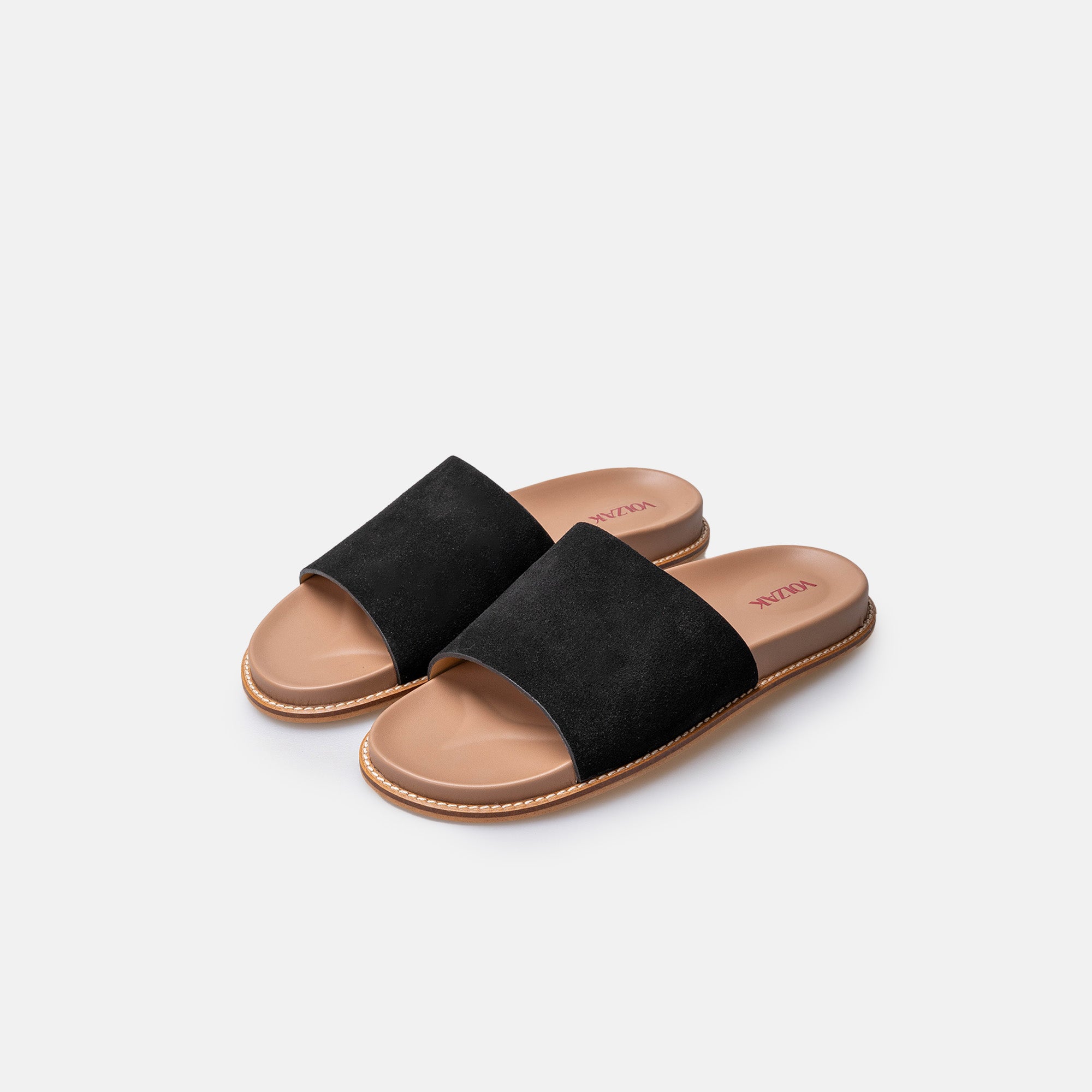 Volzak 521 Suede sandal Black