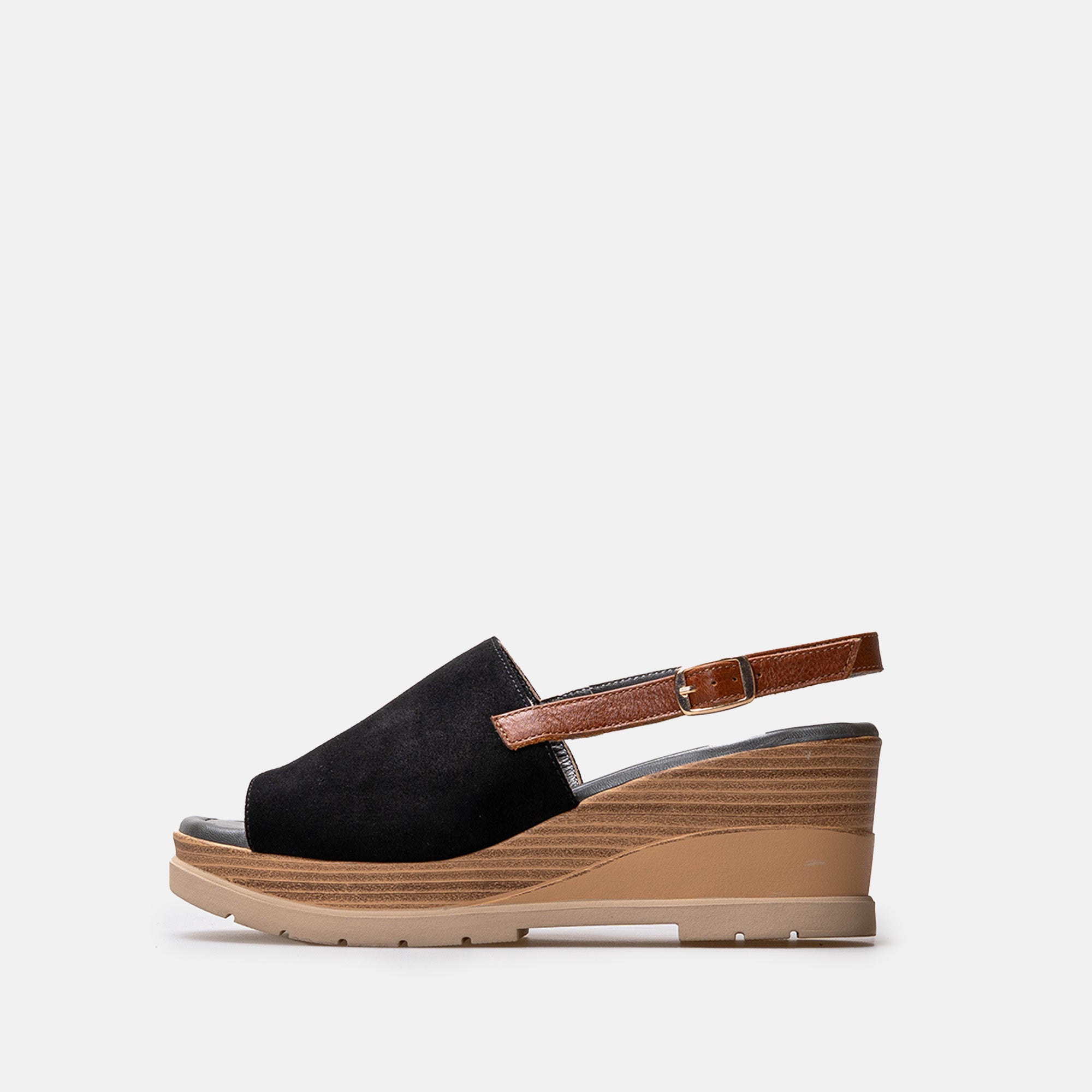 Volzak 5010 Suede sandal Black