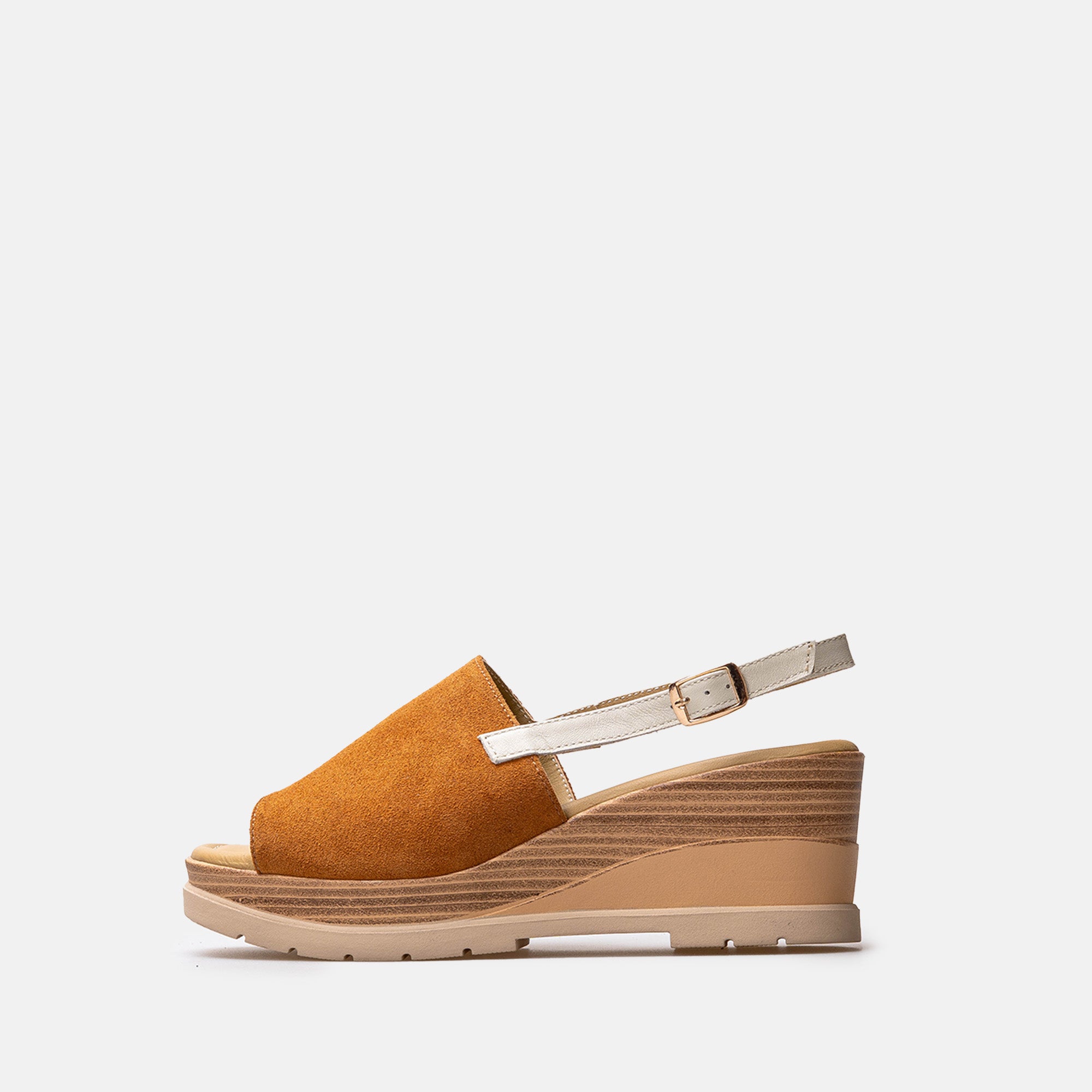 Volzak 5010 Camel Suede Sandal