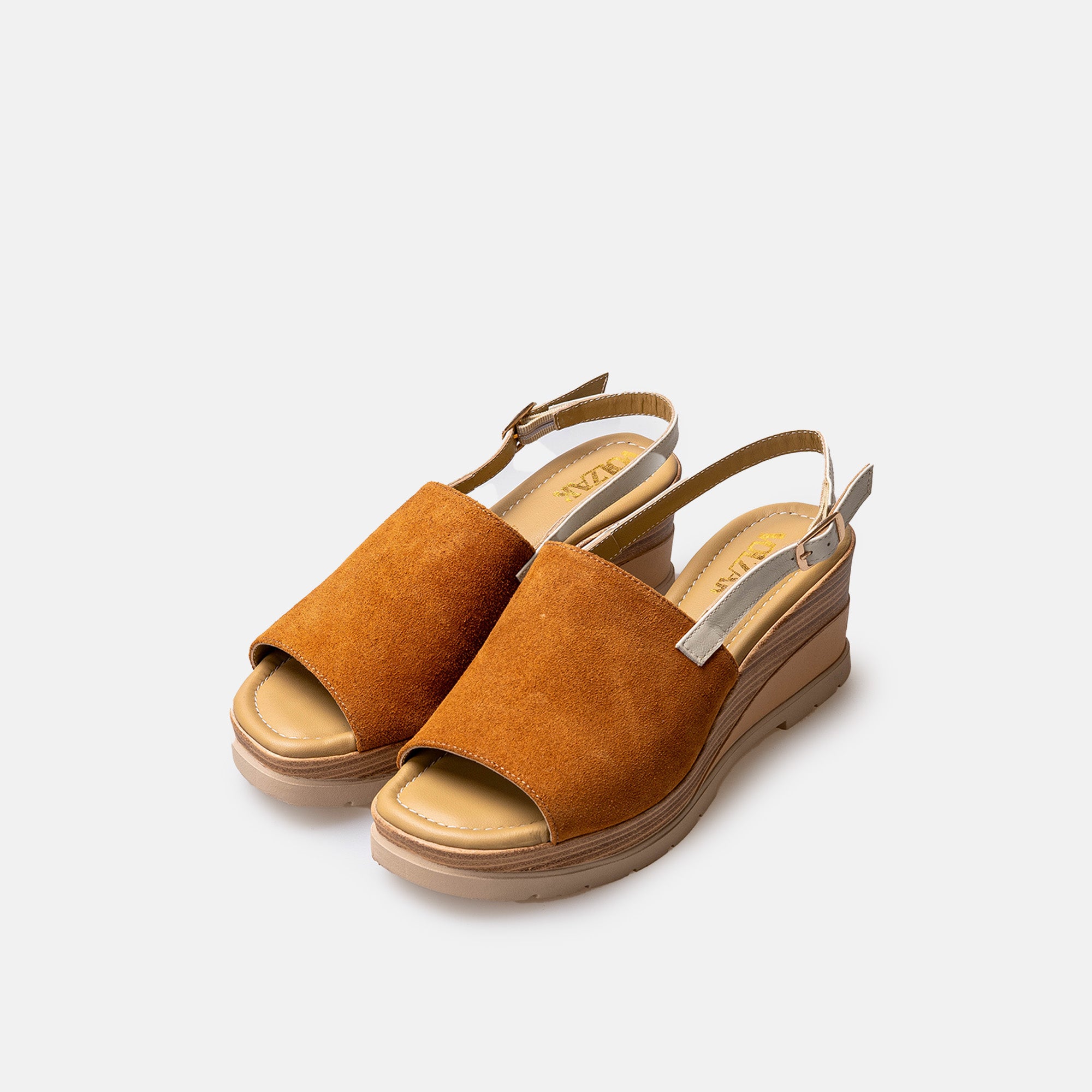 Volzak 5010 Camel Suede Sandal