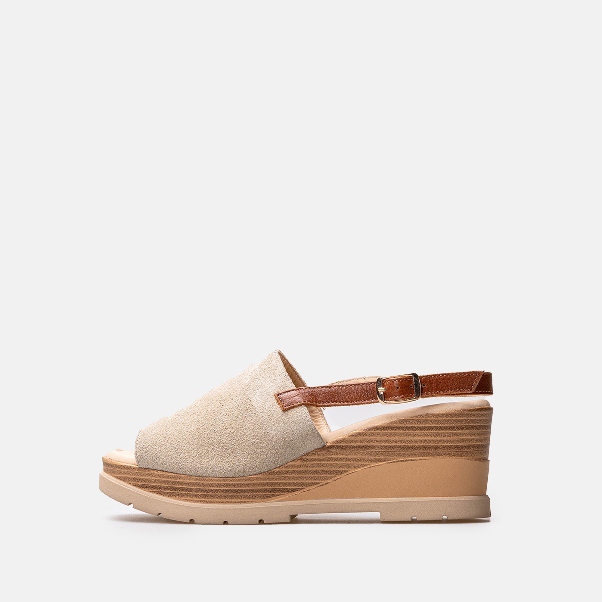 Volzak 5010 Suede sandal Beige