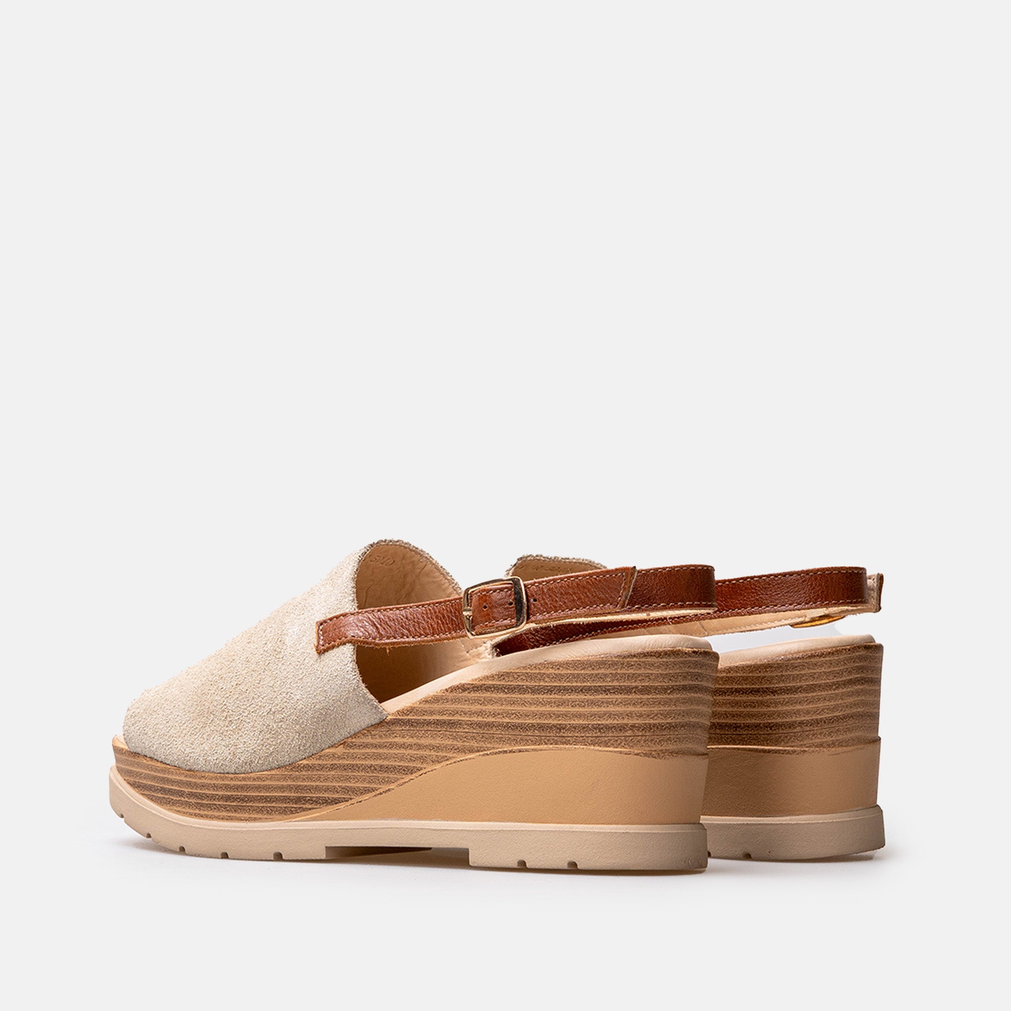Volzak 5010 Suede sandal Beige