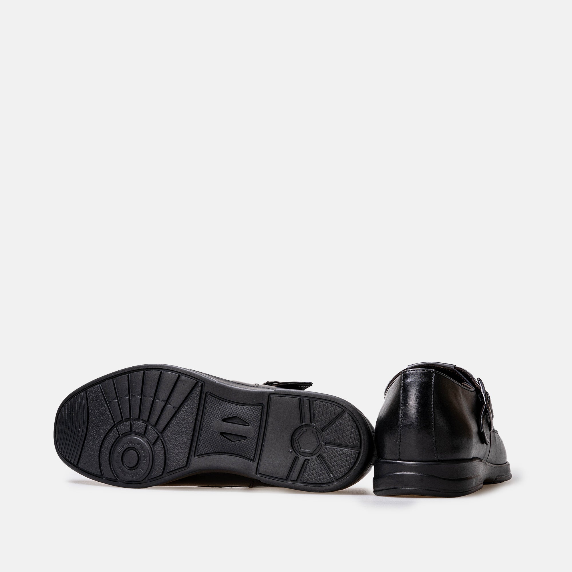 Volzak 5422 Black Leather Sandal