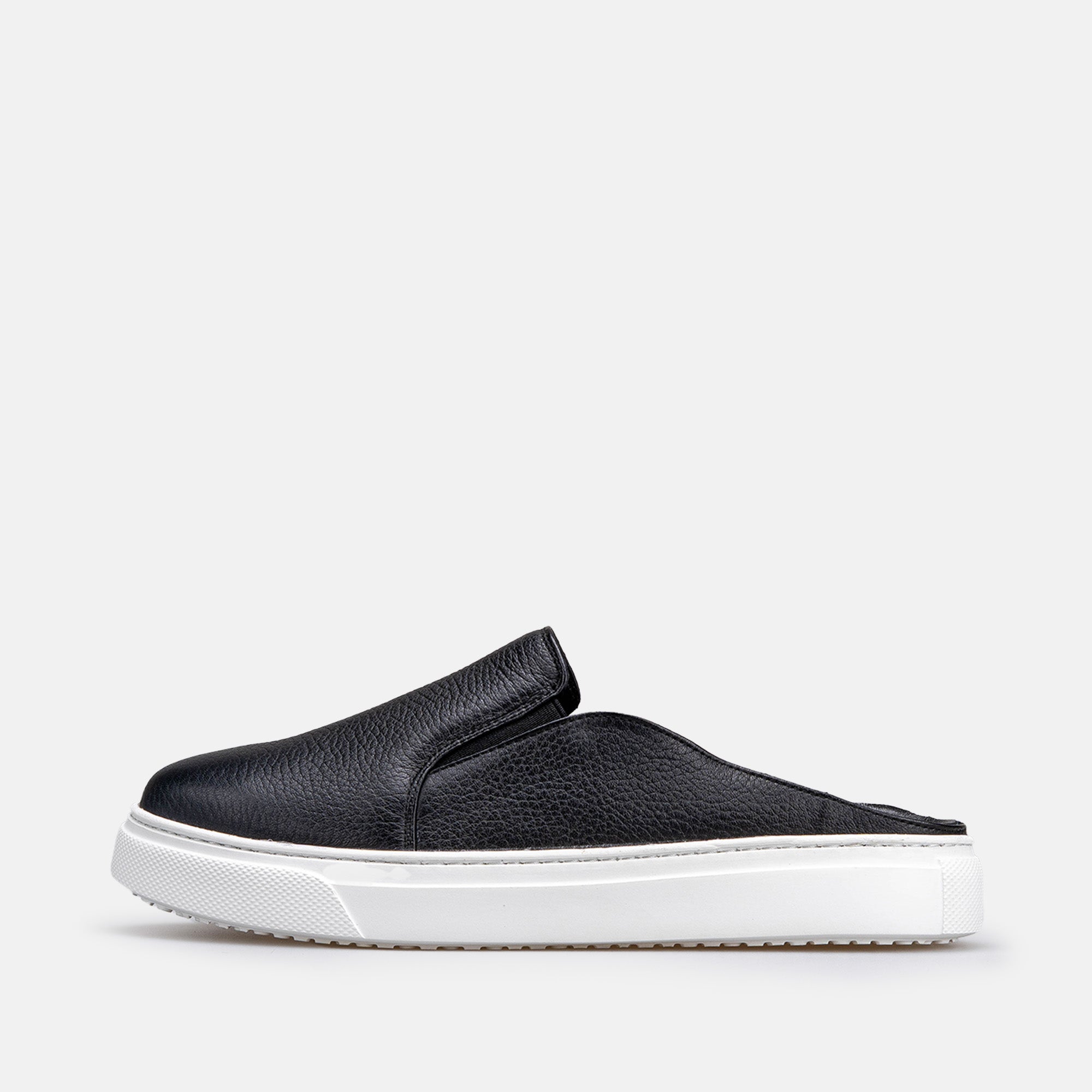 Volzak 301 Grey Leather Mule