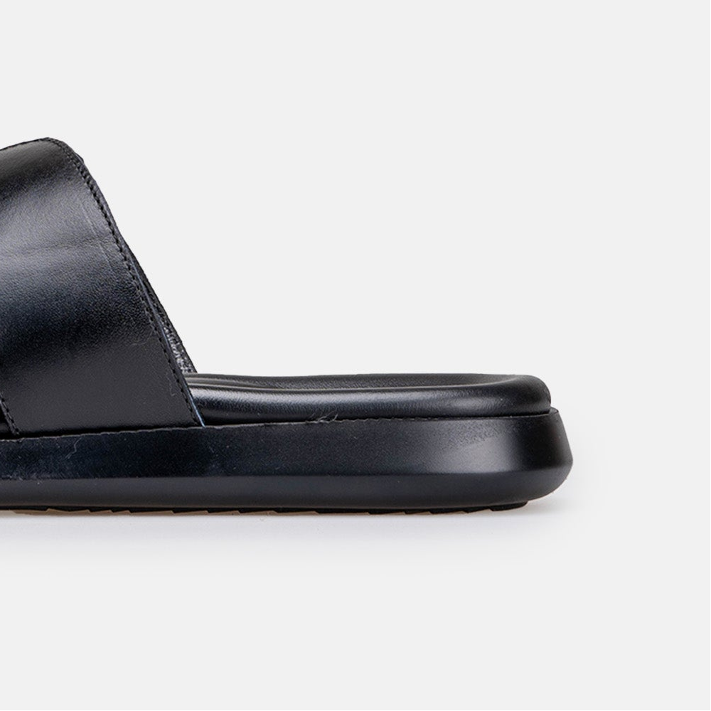 Volzak 5427 Sandale en cuir noir