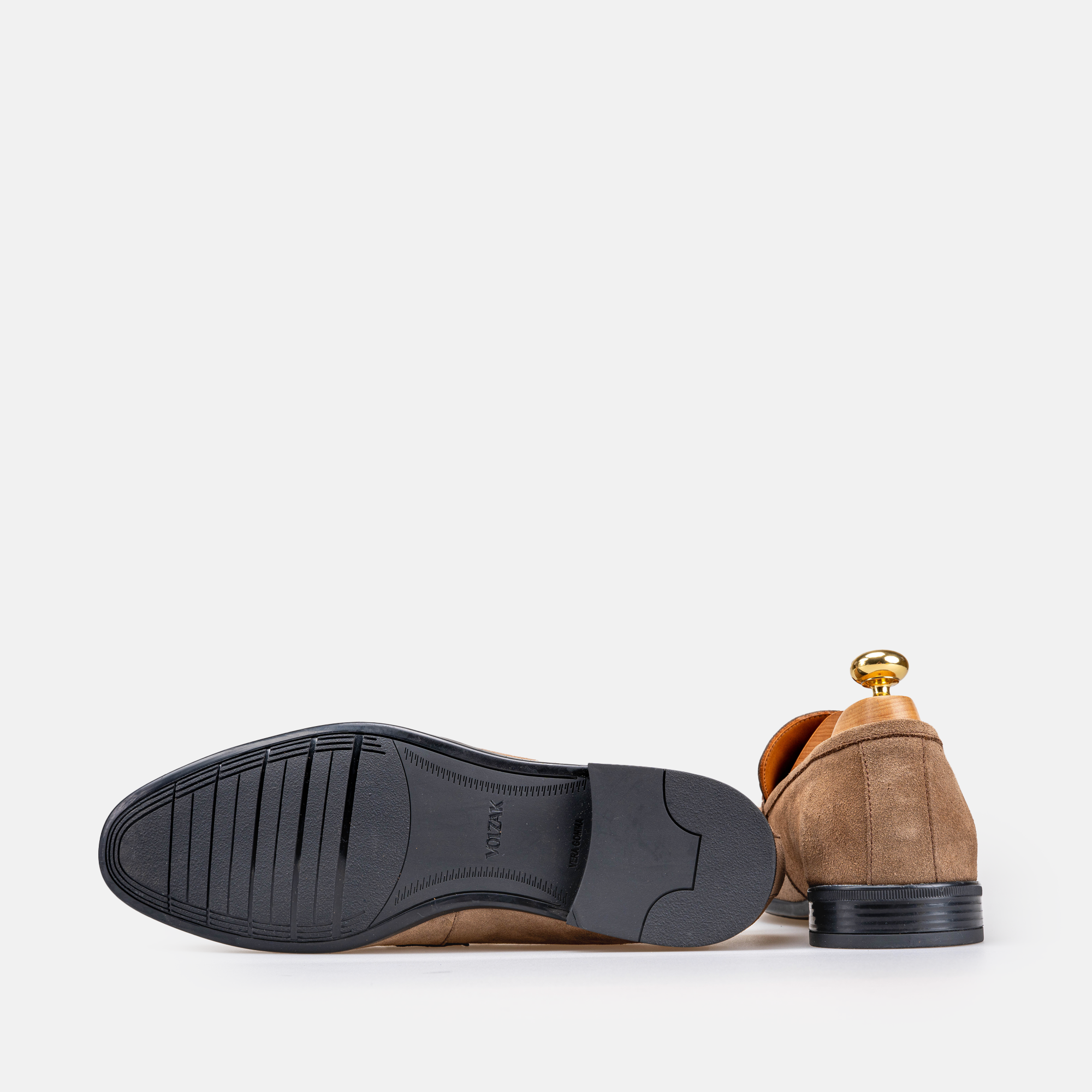 Volzak 5209 chaussure en daim Taupe