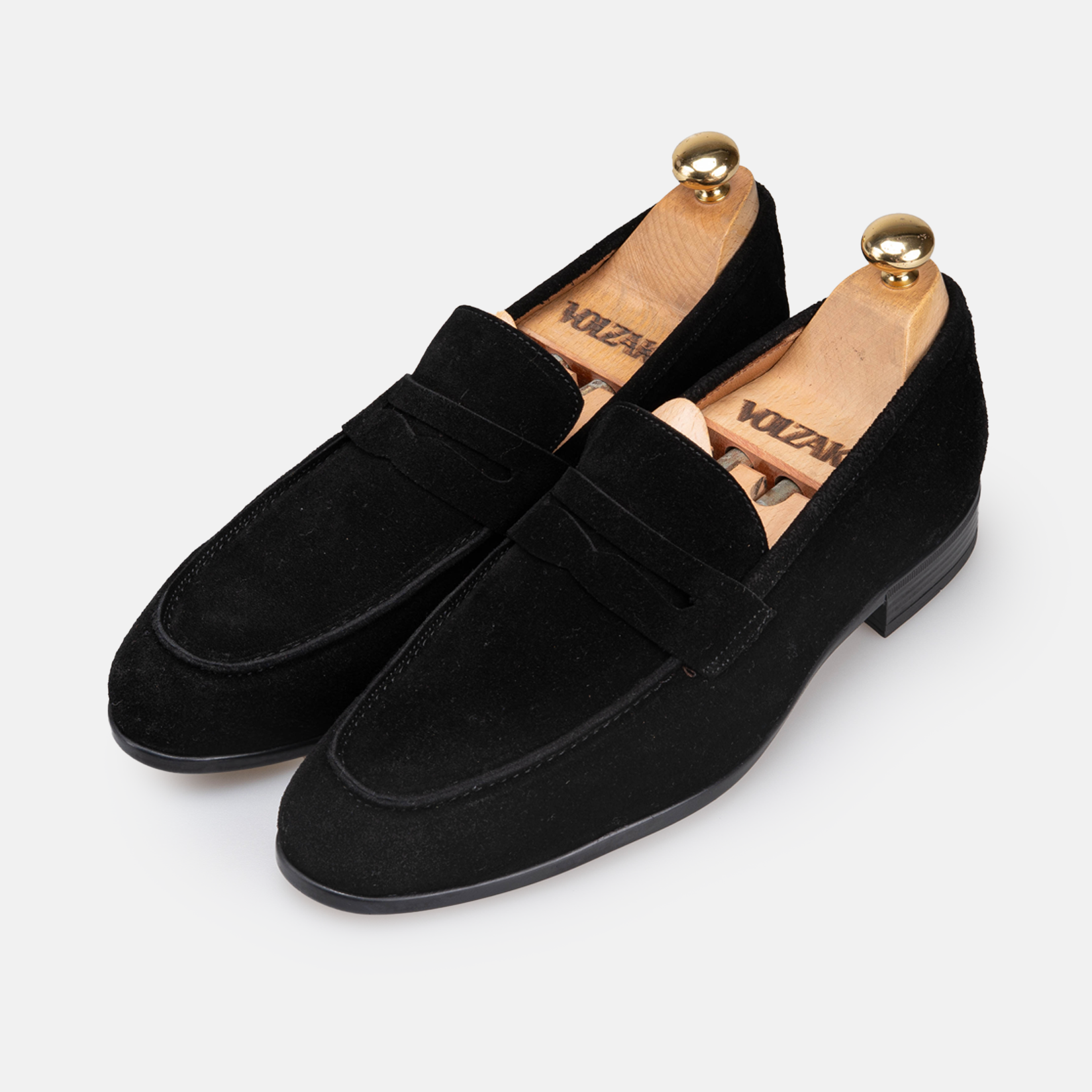 Volzak 5209 black suede shoe