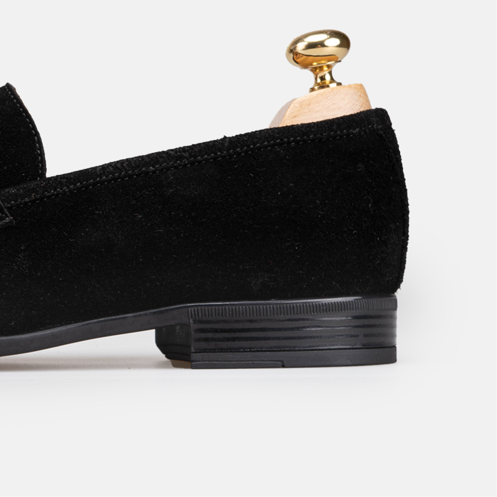 Volzak 5209 black suede shoe