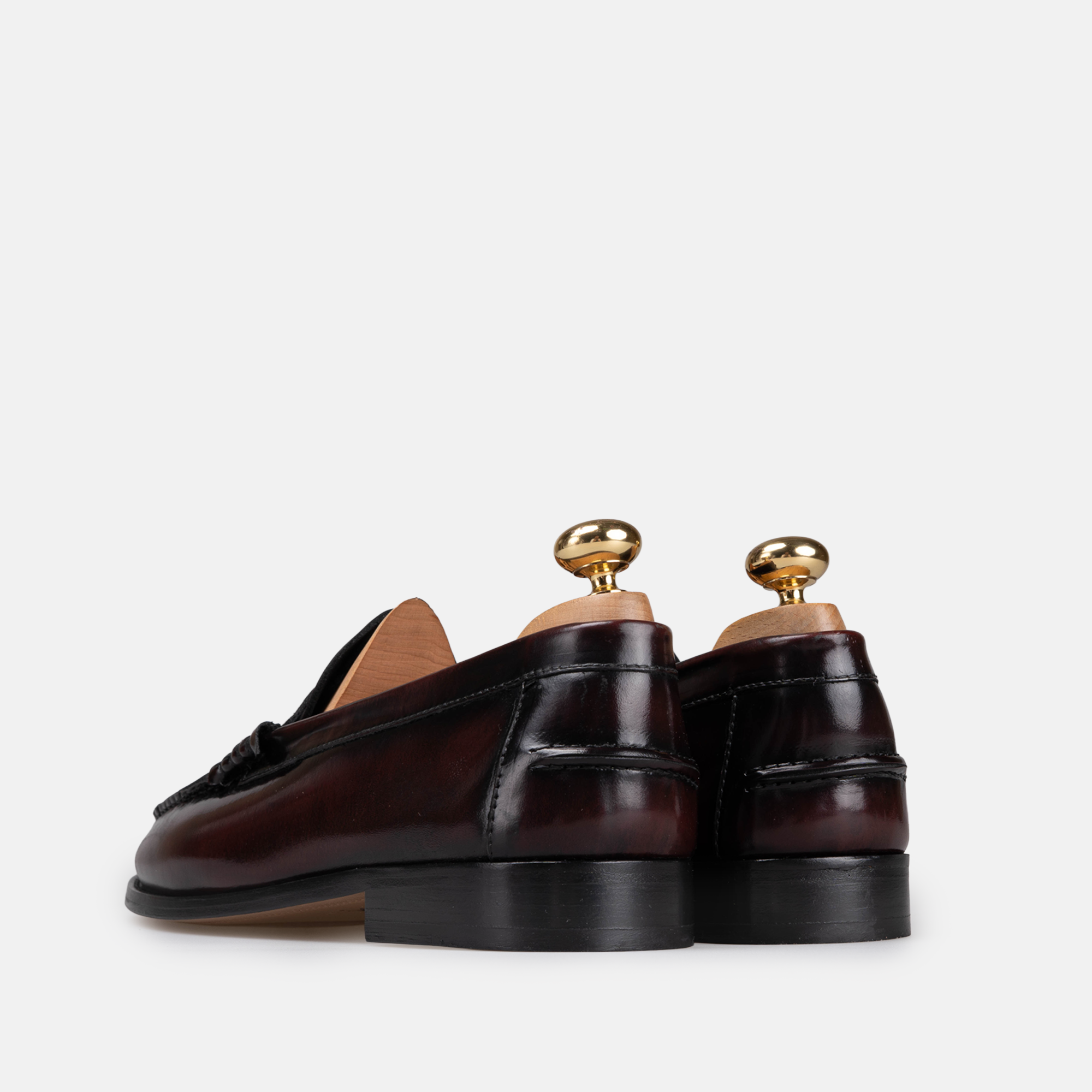 Volzak 315 Bordeaux Detachable Leather Penny Loafer