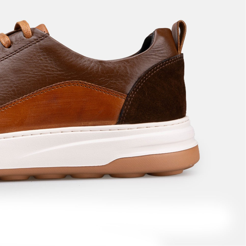 Volzak 6056 Brown leather sneaker