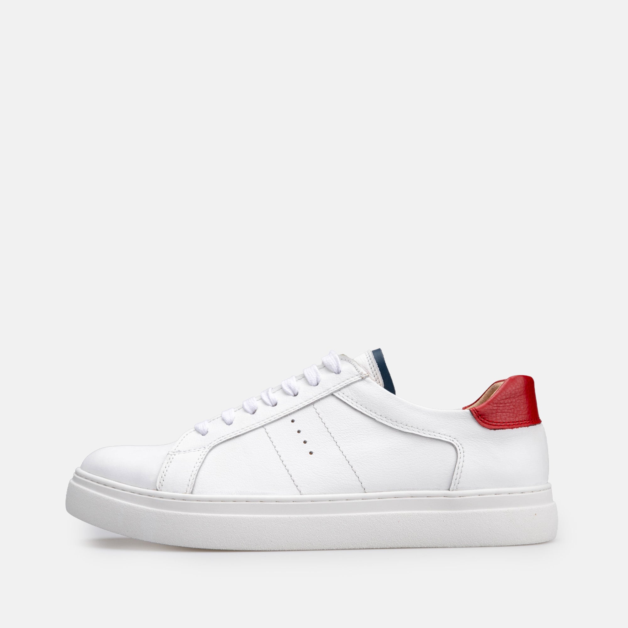 Volzak 7011 basket en cuir Blanc