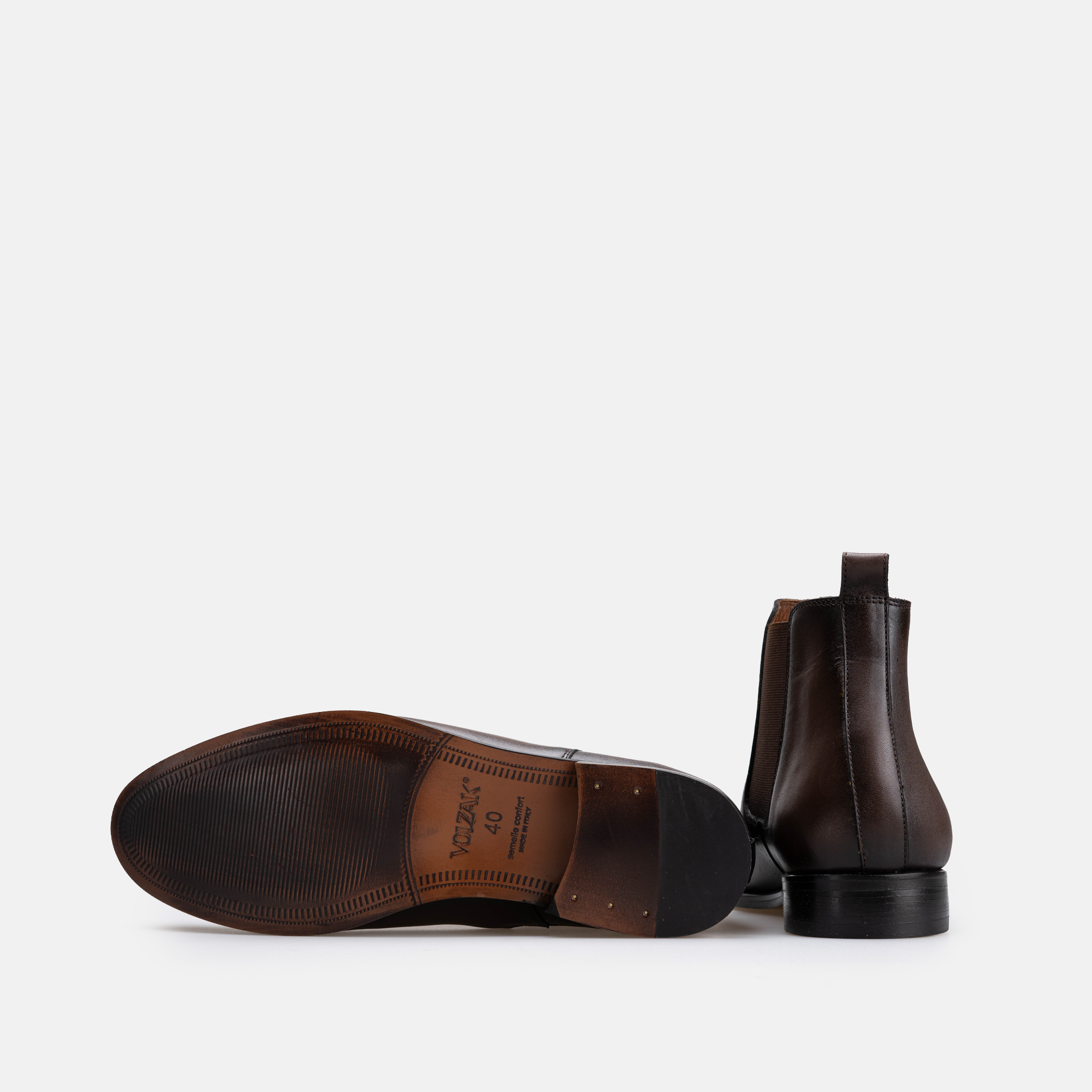 Volzak 5514 Bottine en cuir Marron