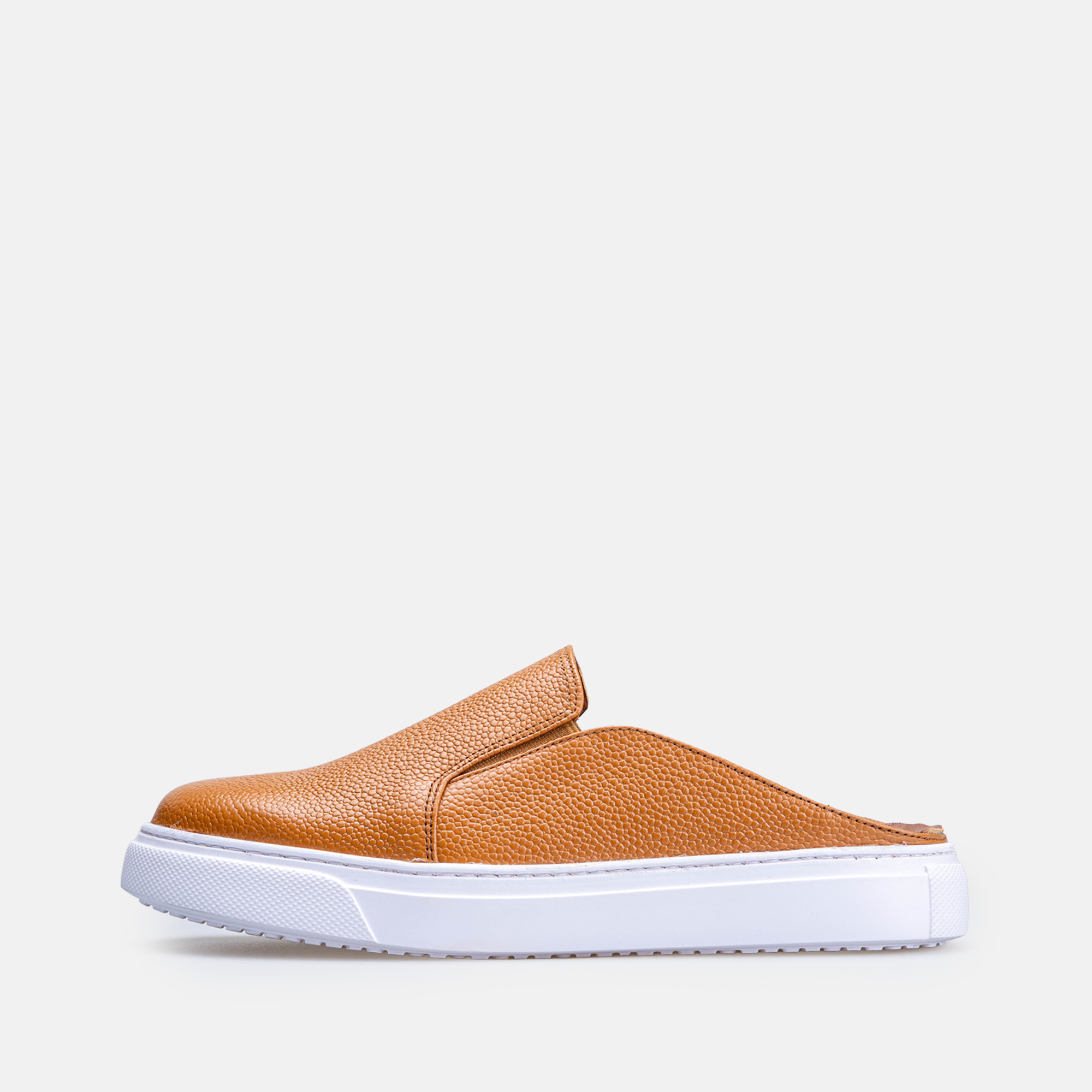 Volzak 301 Mule en cuir Camel