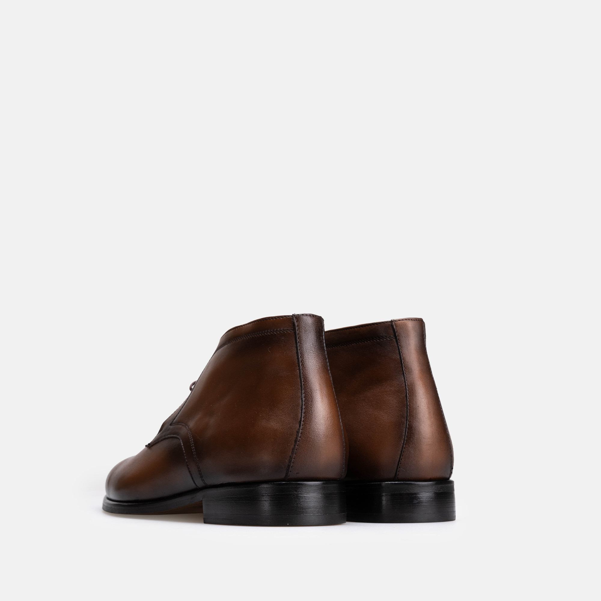 Volzak 5516 Bottine en cuir Marron Vintage