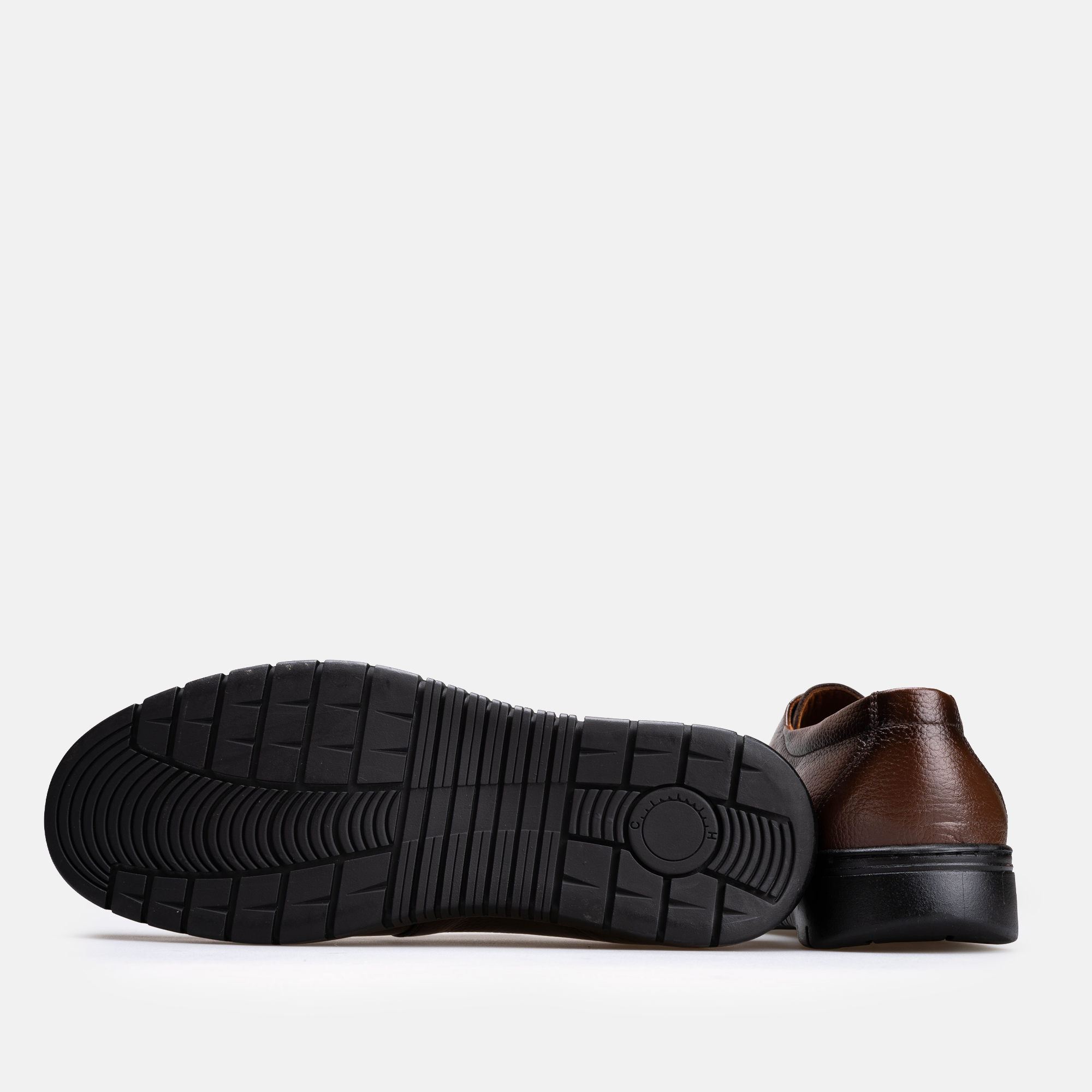 Volzak 5519 chaussure en cuir Marron Grainé