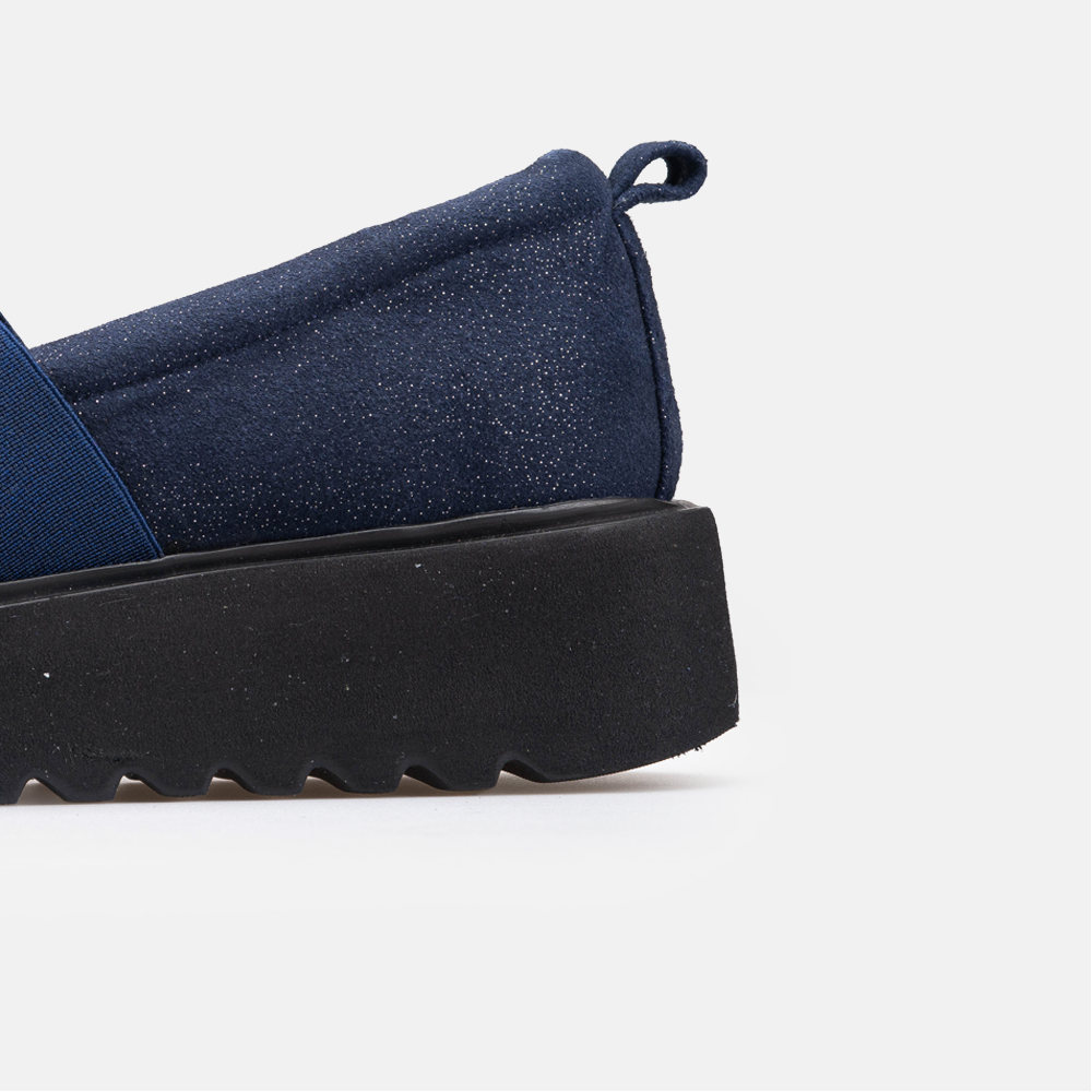 Volzak 618 Chaussure en nubuck Bleu