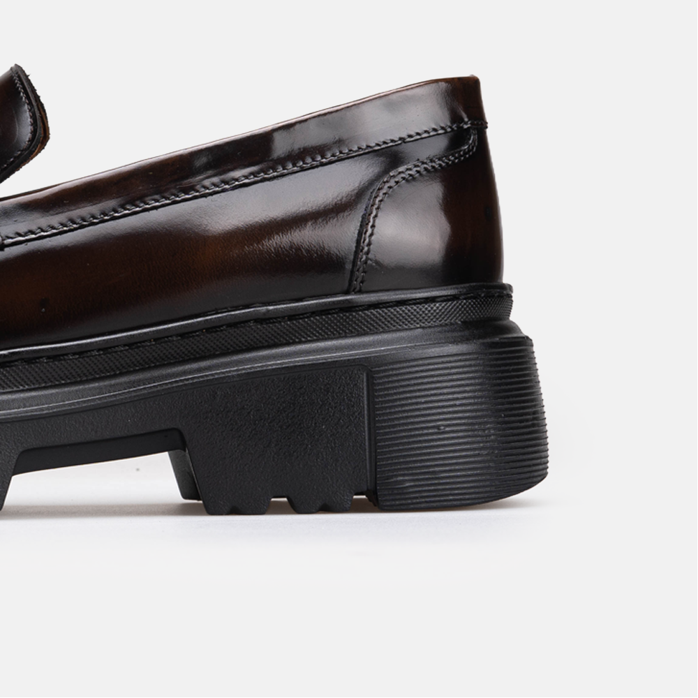 Volzak 5530 chaussure en cuir Marron Démasquable