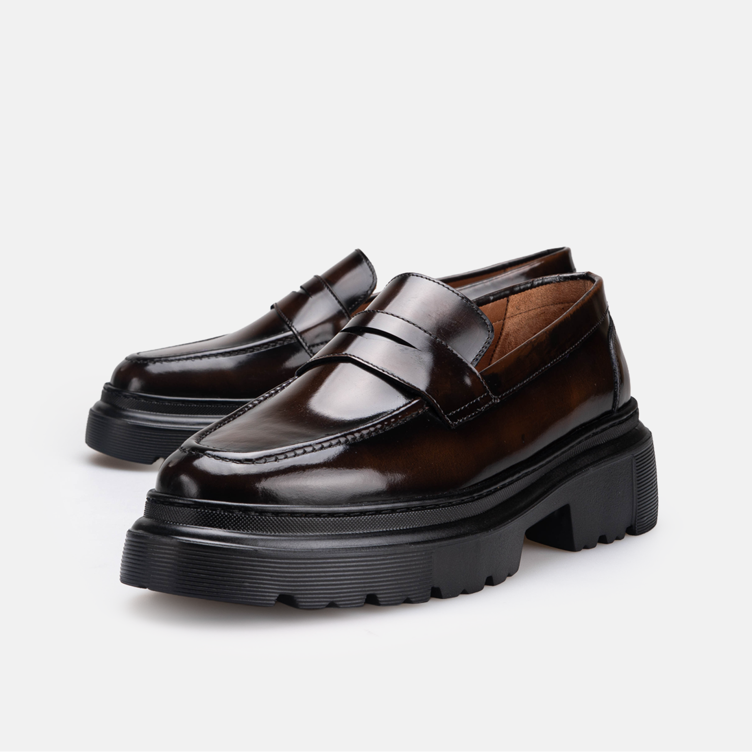 Volzak 5530 chaussure en cuir Marron Démasquable