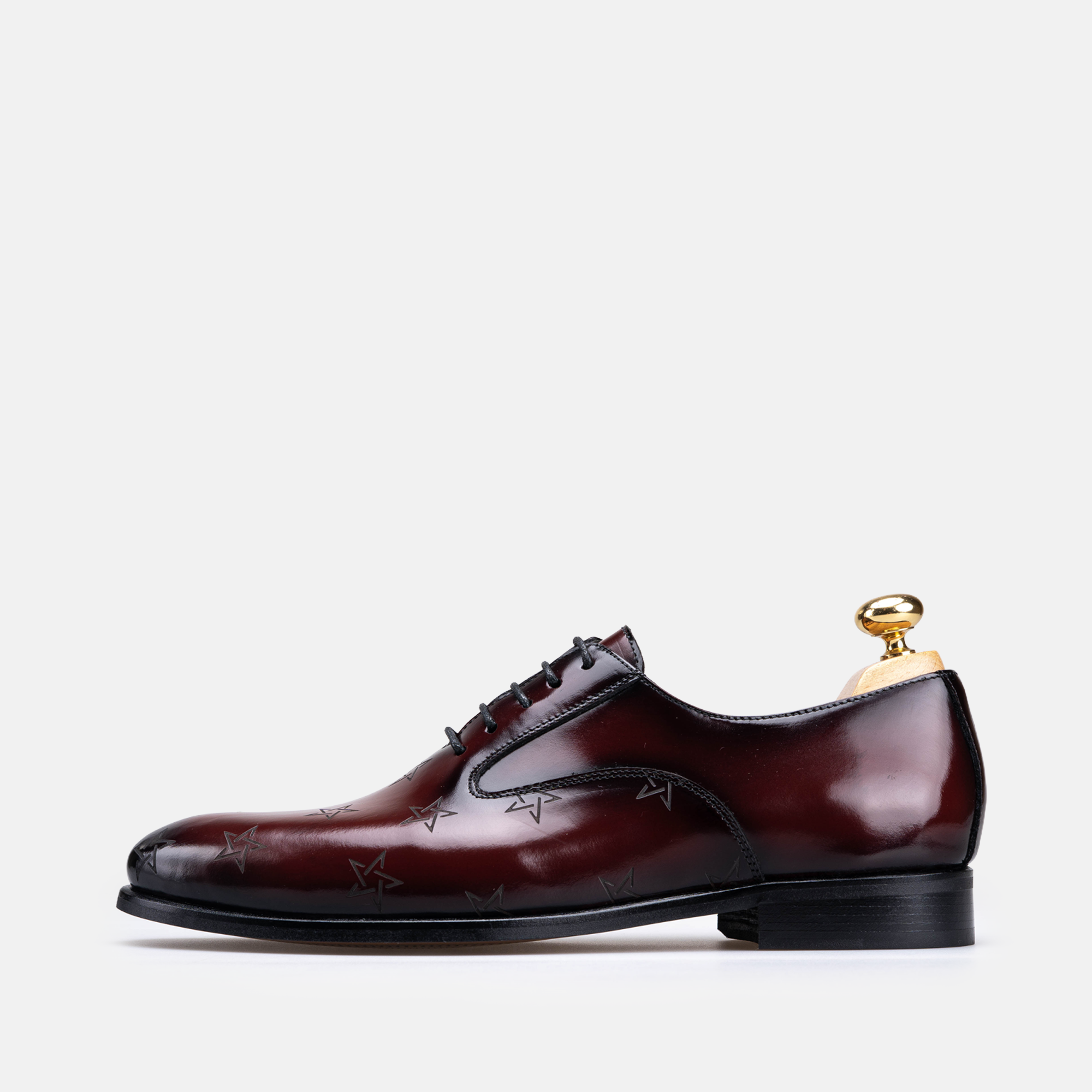 Volzak Morocco chaussure en cuir Bordeaux Démasquable