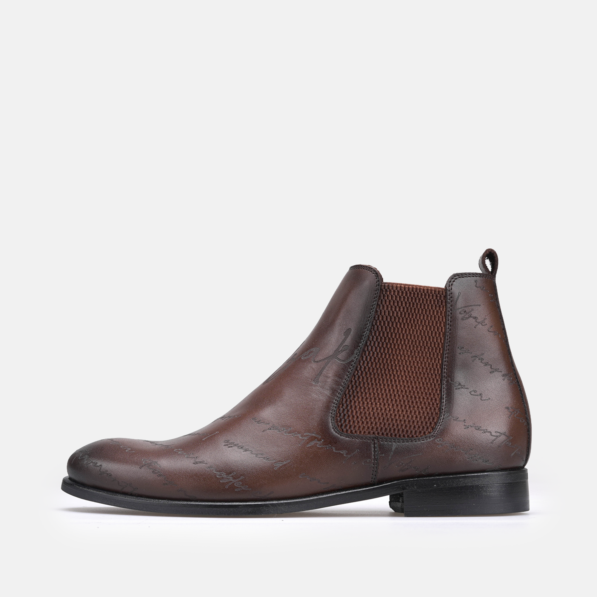 Volzak 5544 Bottine en cuir Marron Vintage