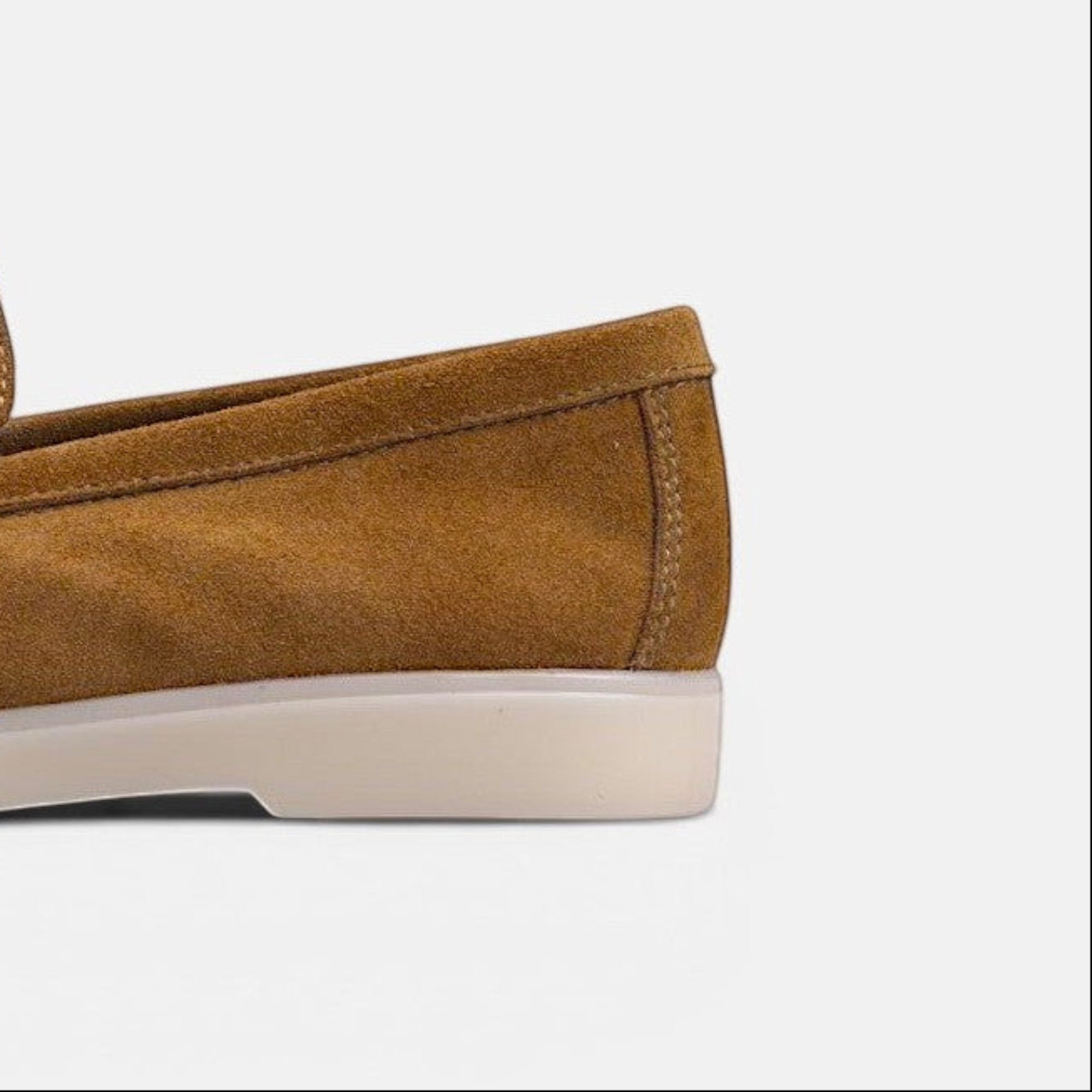 Volzak 279 Mocassin en daim Camel