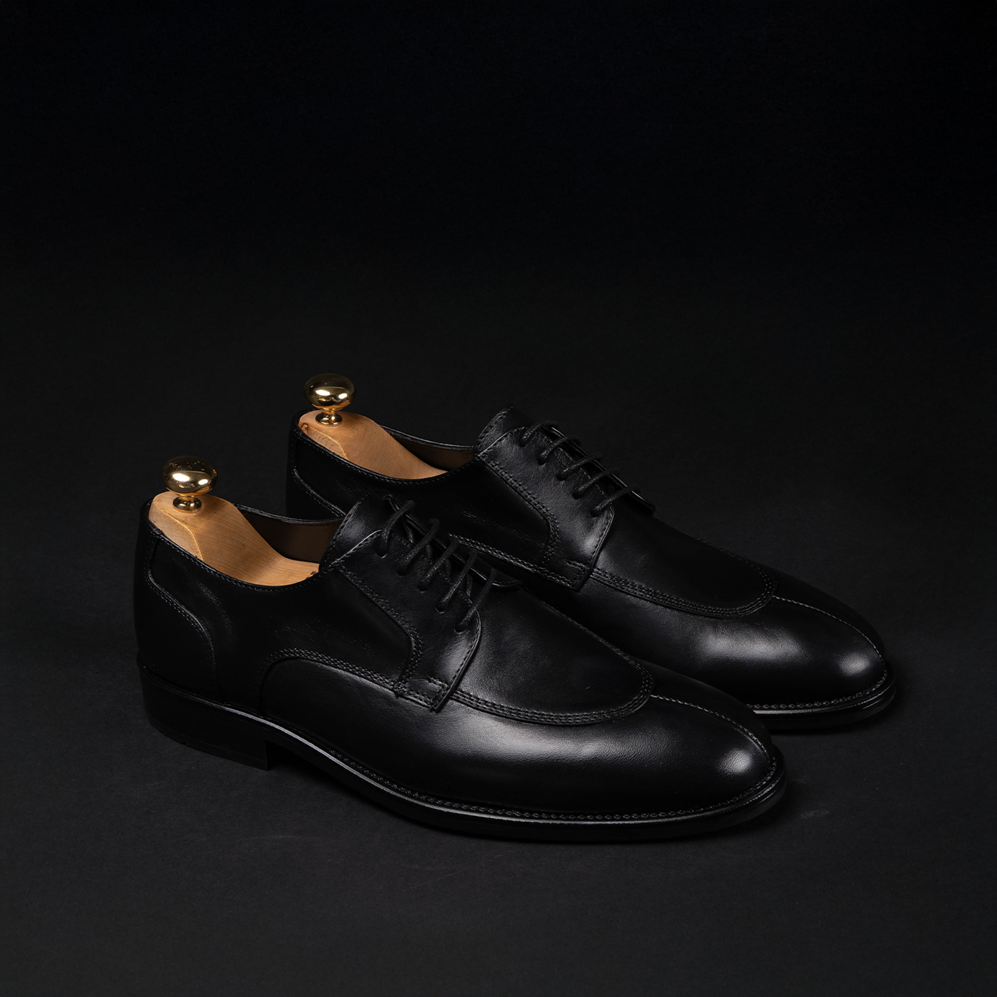 Volzak 0704 s Black Leather Shoe