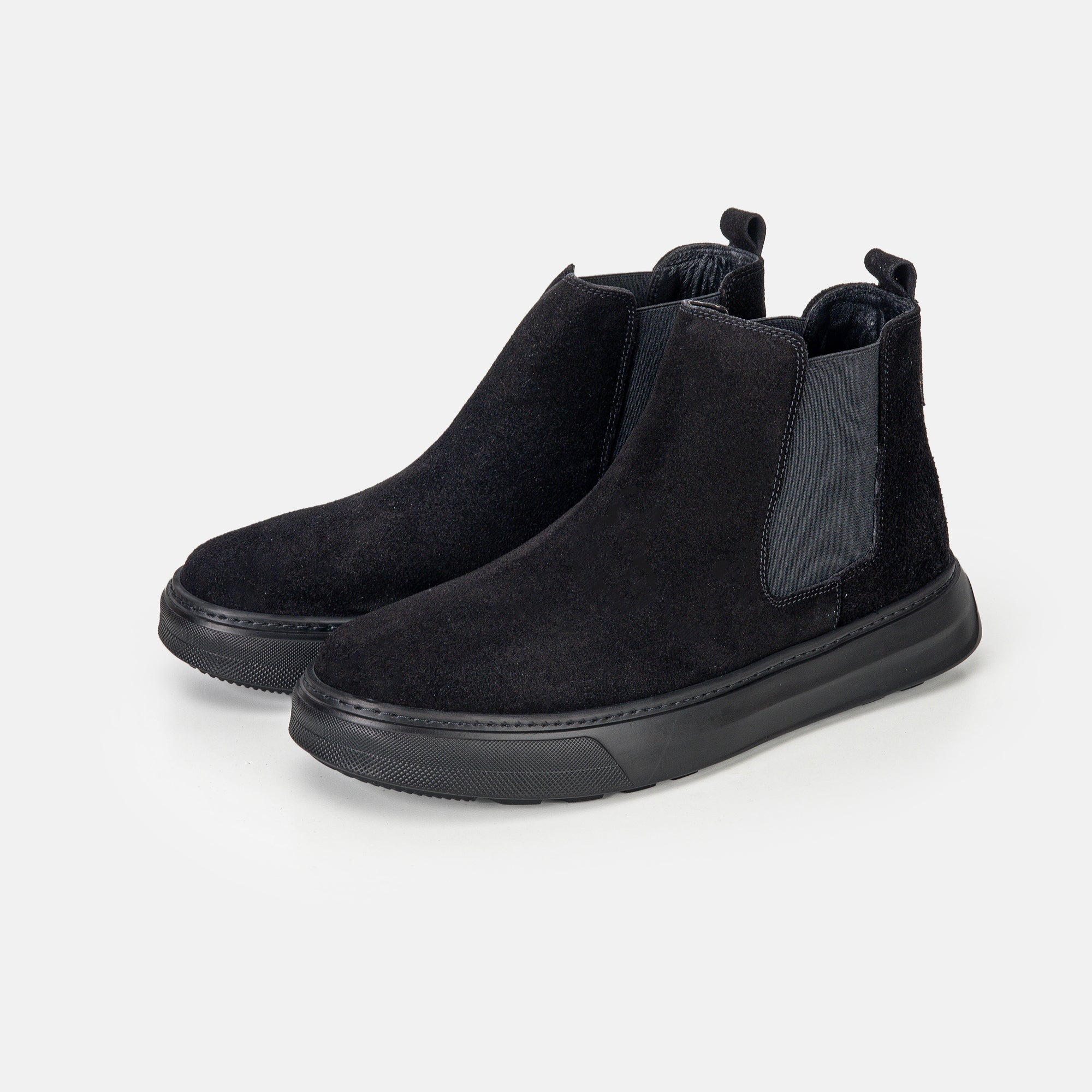 Volzak 2187 Suede Ankle Boot Black