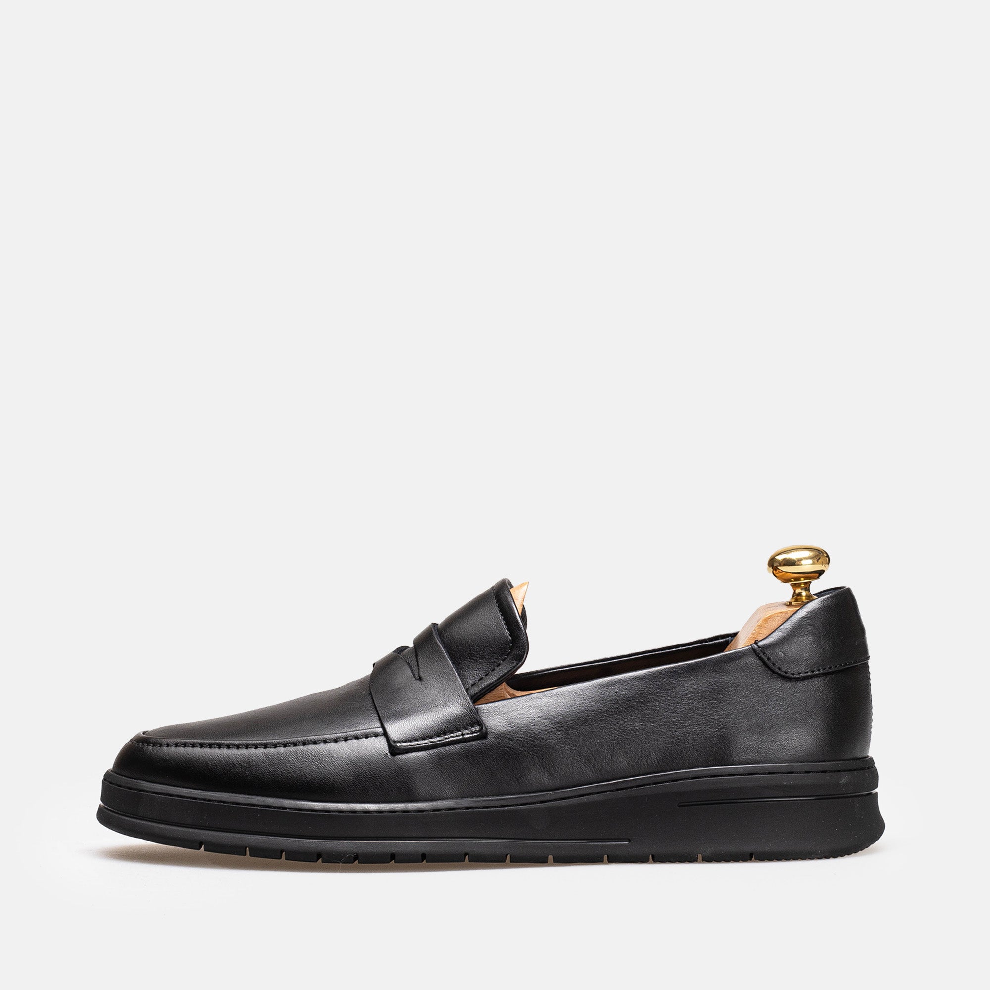 Volzak 3075 leather shoe Black