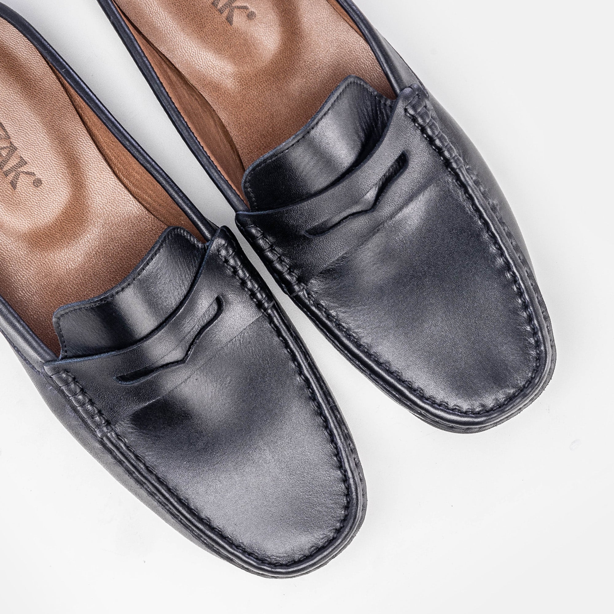 Volzak 5175 Black Leather Mule