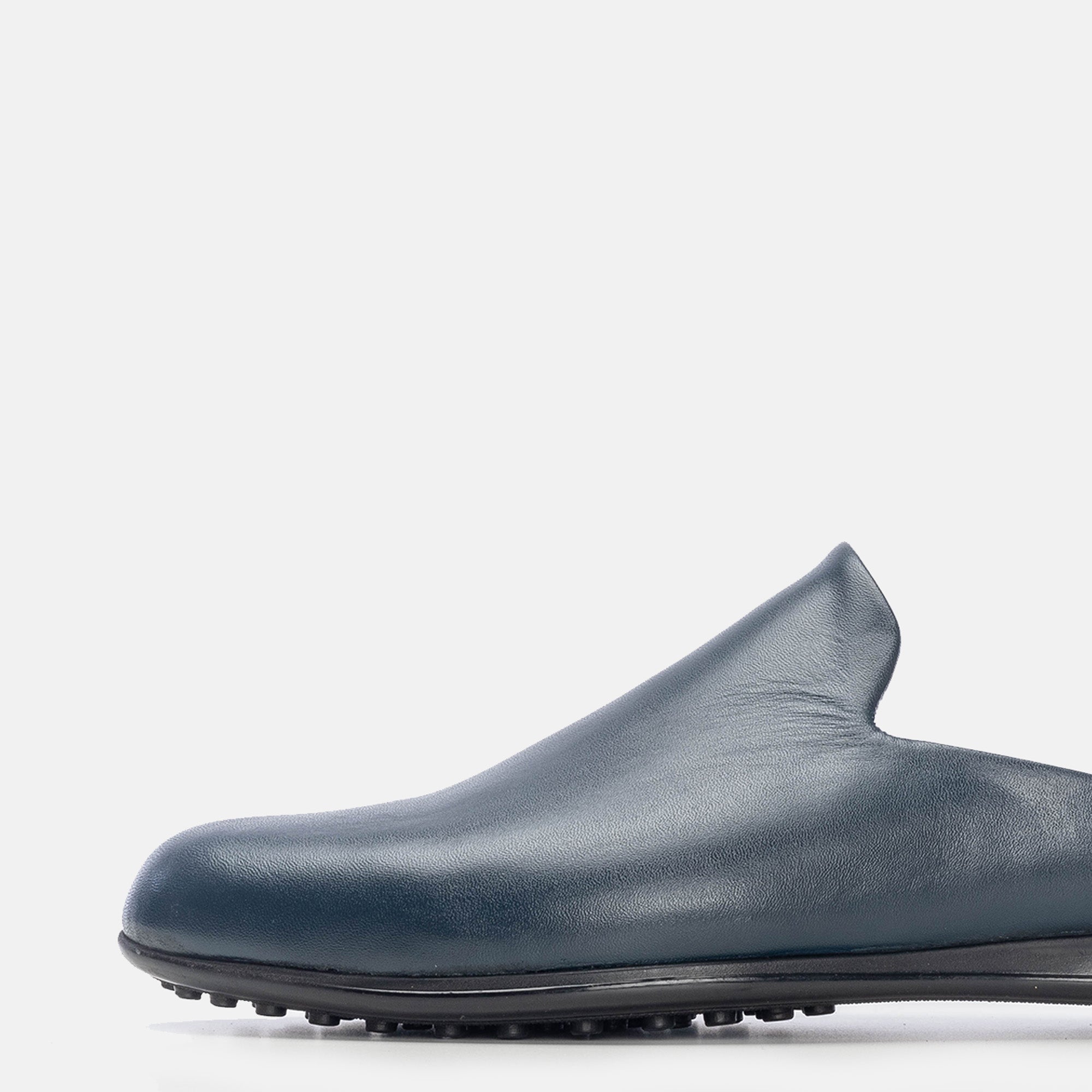 Volzak 5174 Blue Leather Mule
