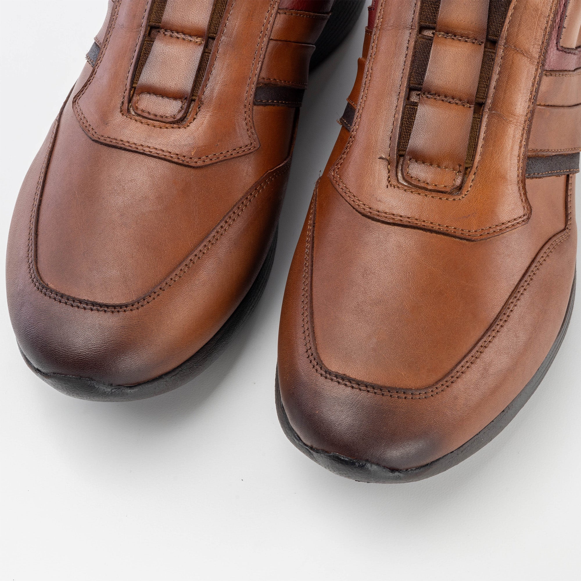 Volzak 586 Camel leather espadrille