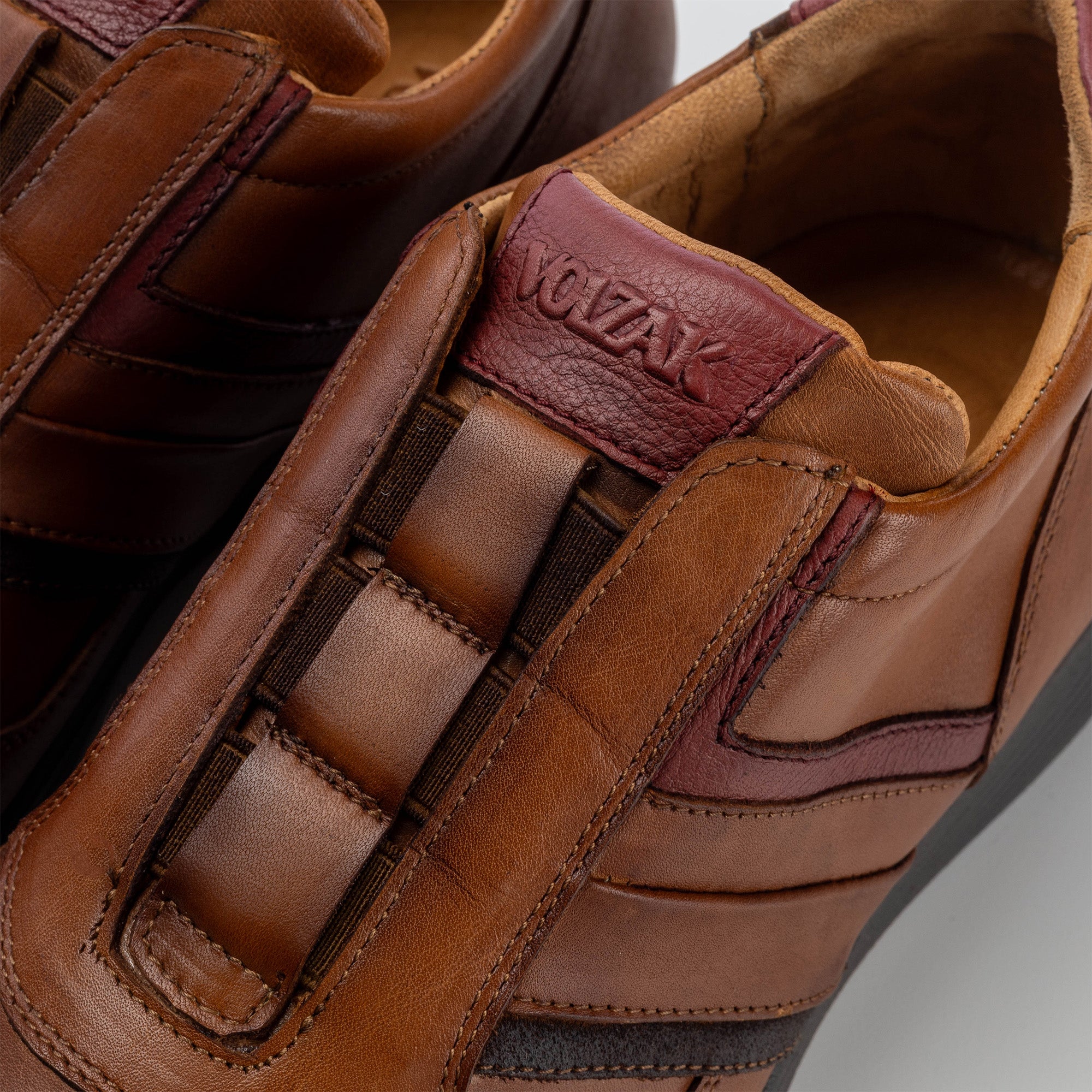 Volzak 586 Camel leather espadrille