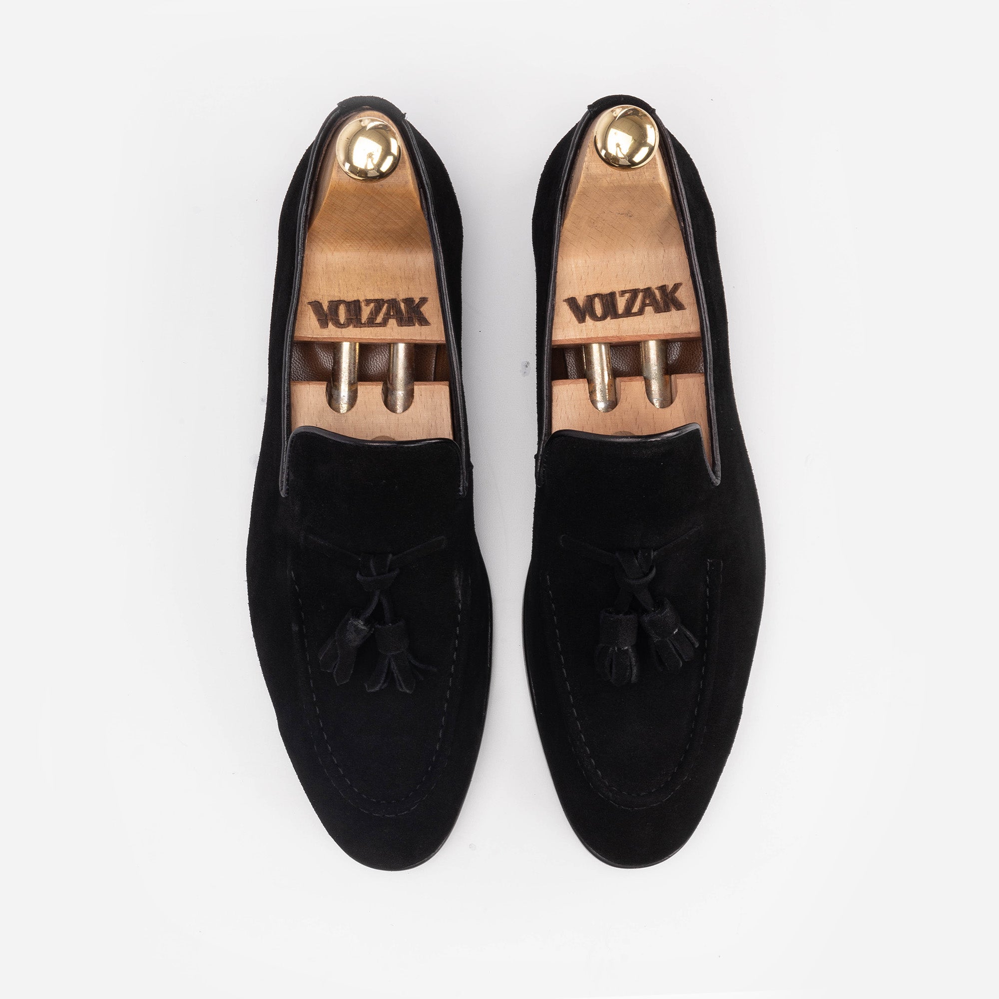 Volzak 5208 black suede shoe