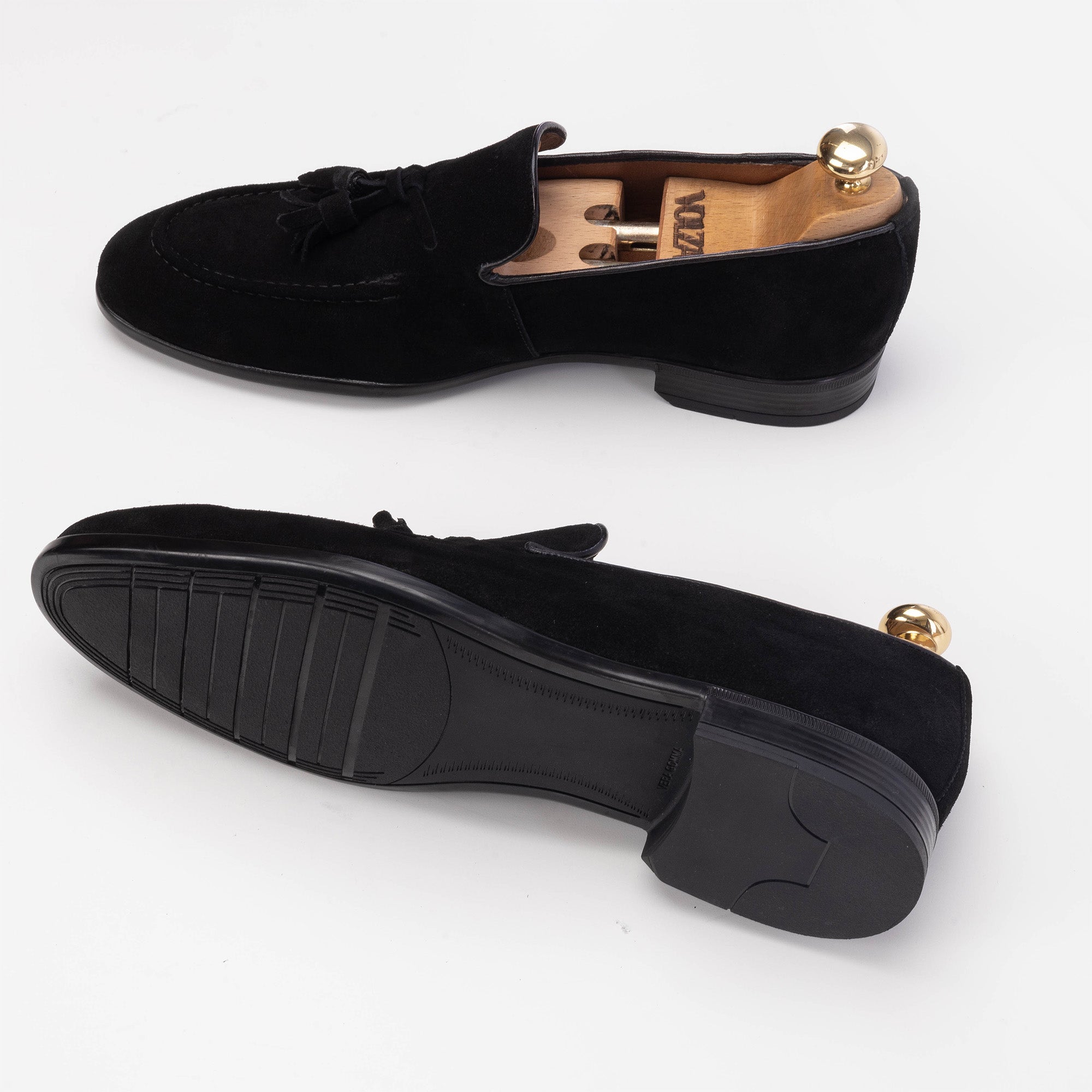 Volzak 5208 black suede shoe