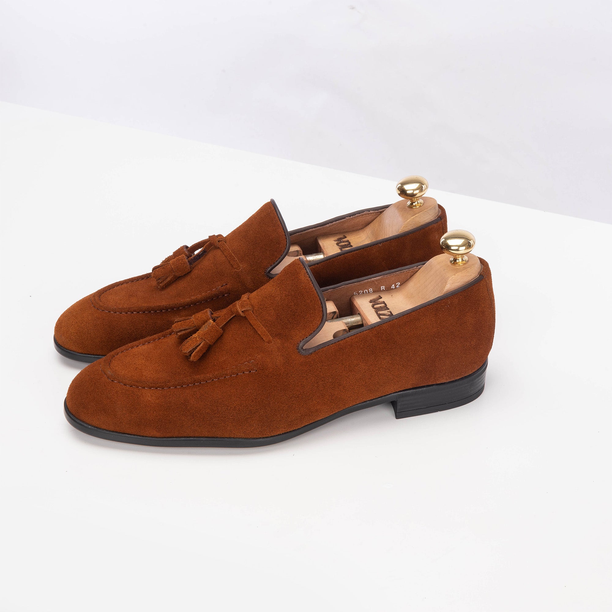Volzak 5208 camel suede shoe
