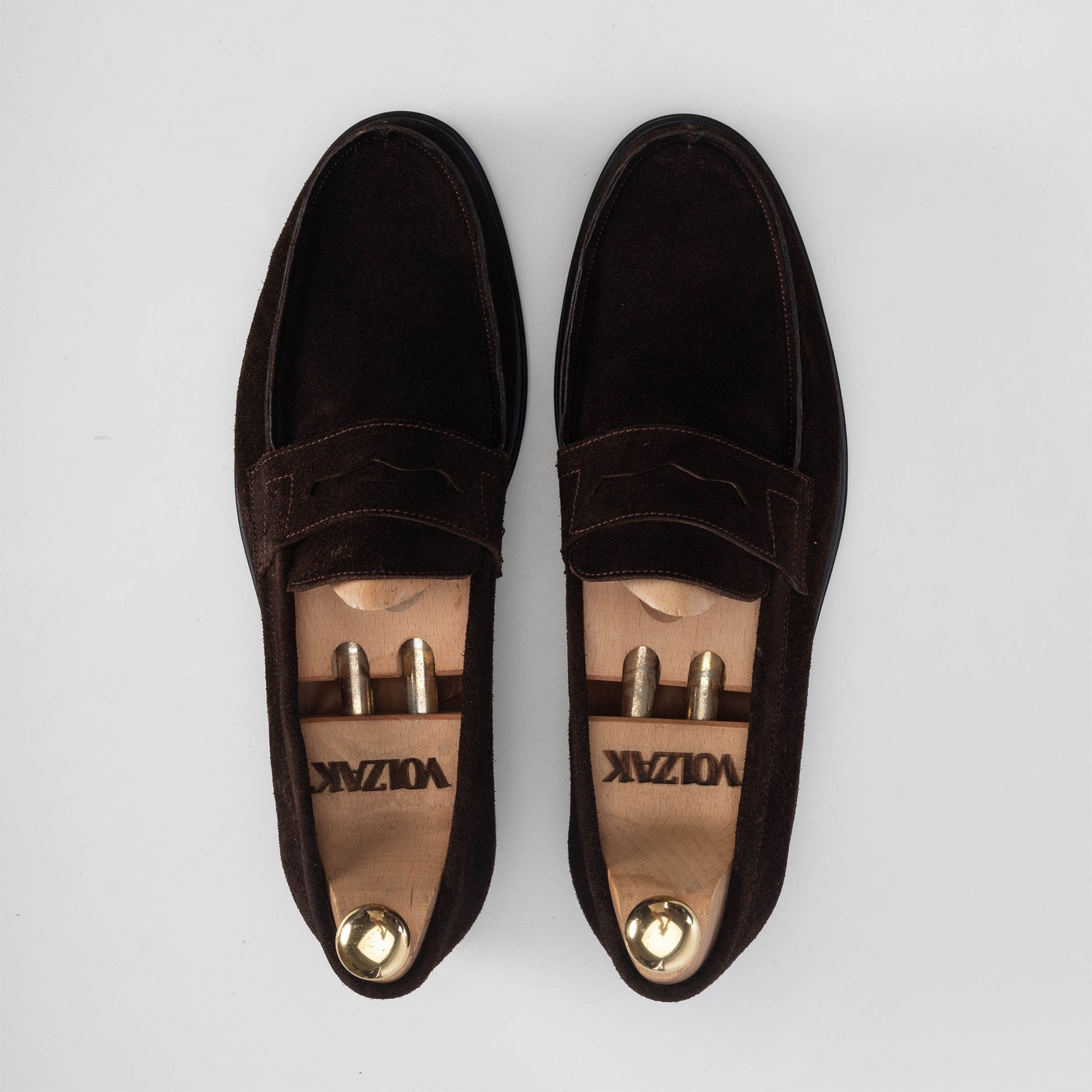 Volzak 5157 brown suede moccasin
