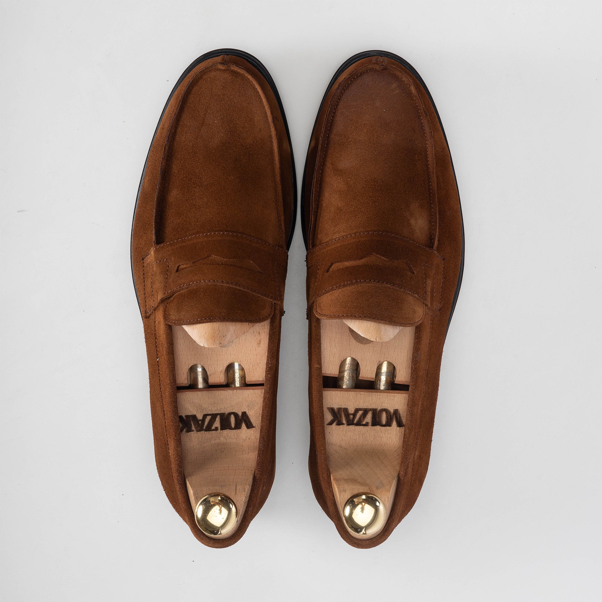Volzak 5157 camel suede moccasin