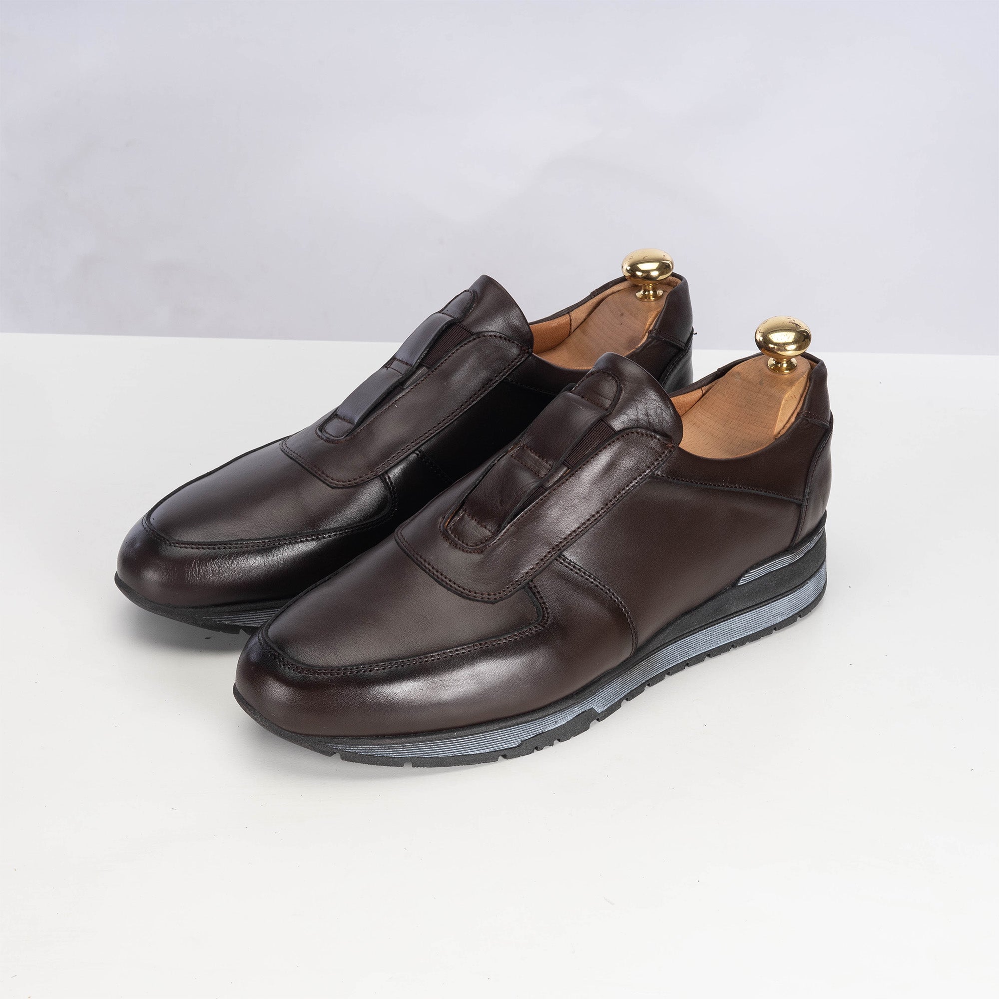 Volzak 5227 Brown leather sneaker