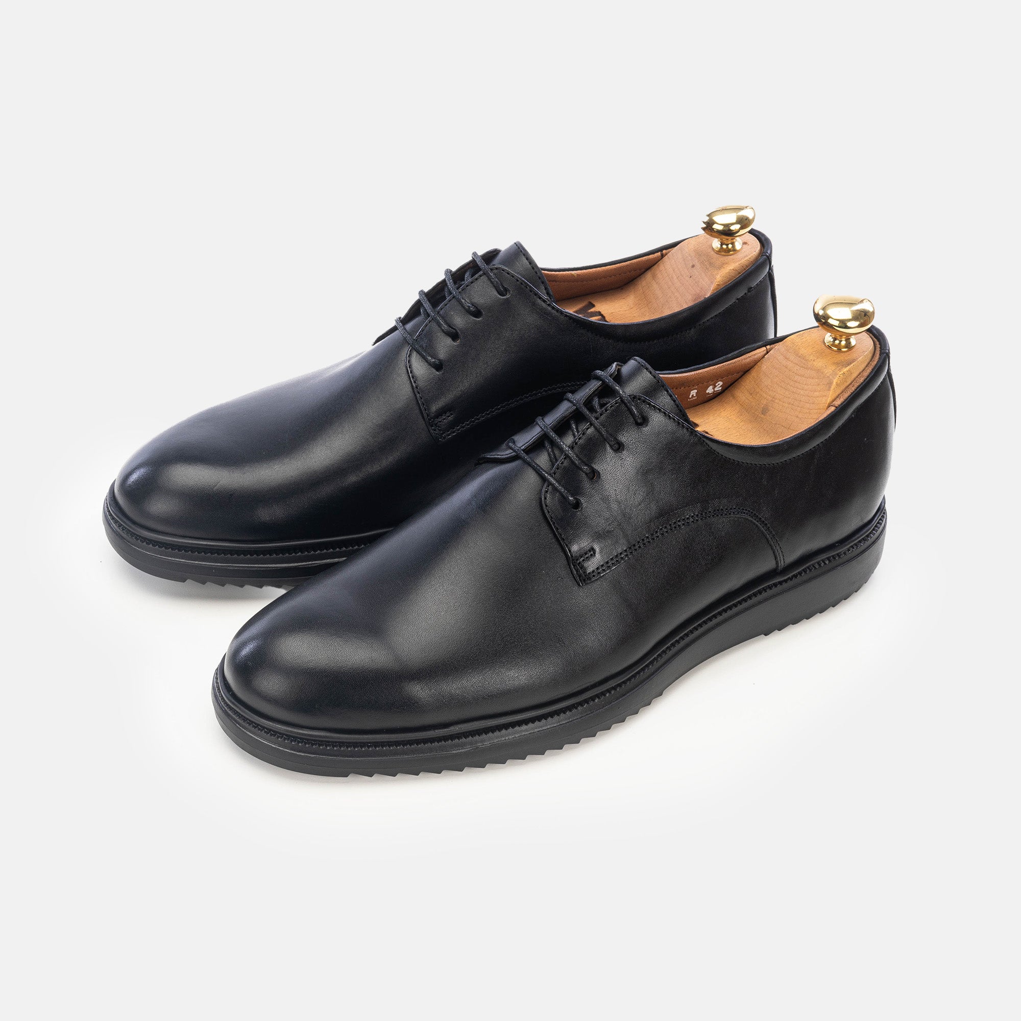 Volzak 5265 black leather shoe