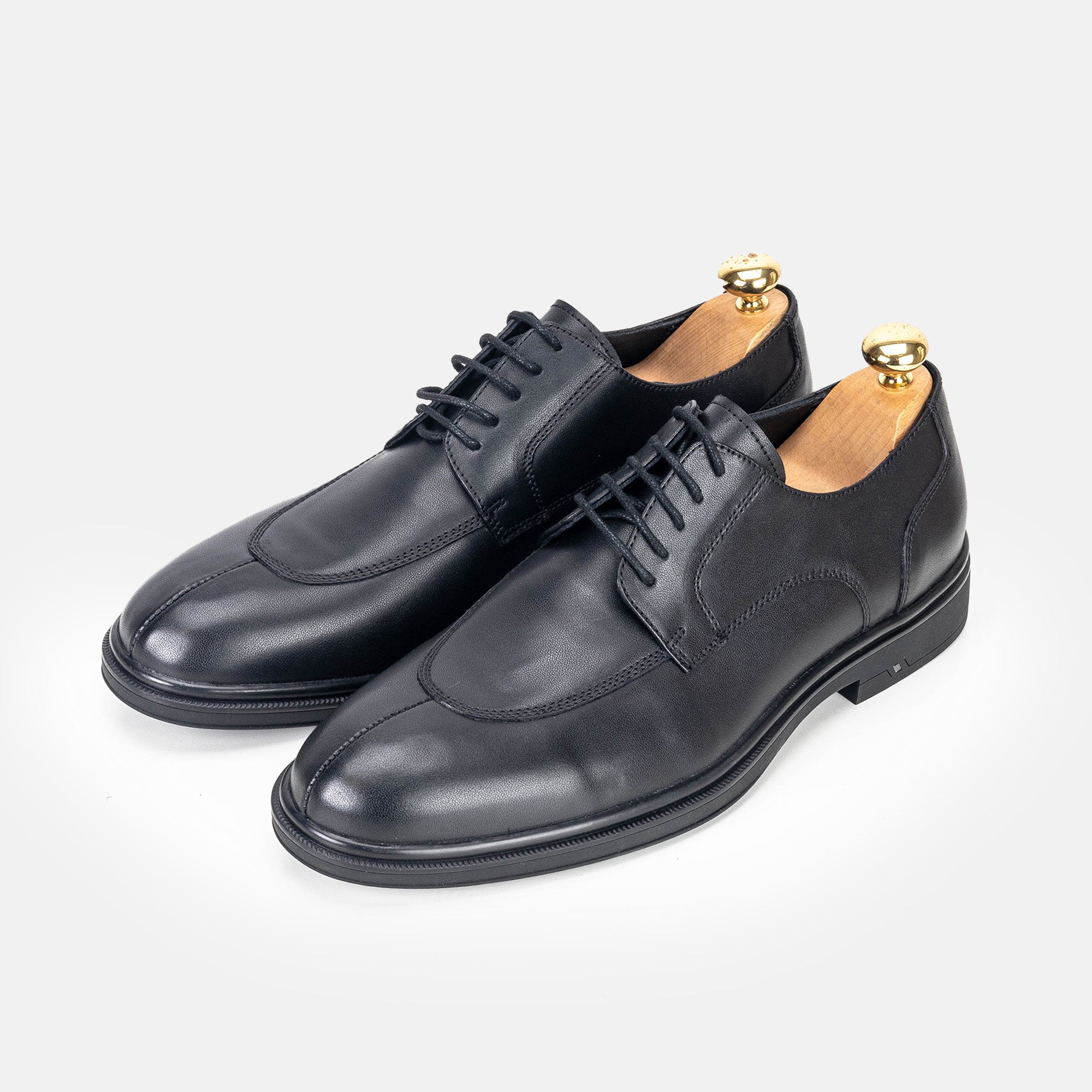 Volzak 0704 Black Leather Shoe