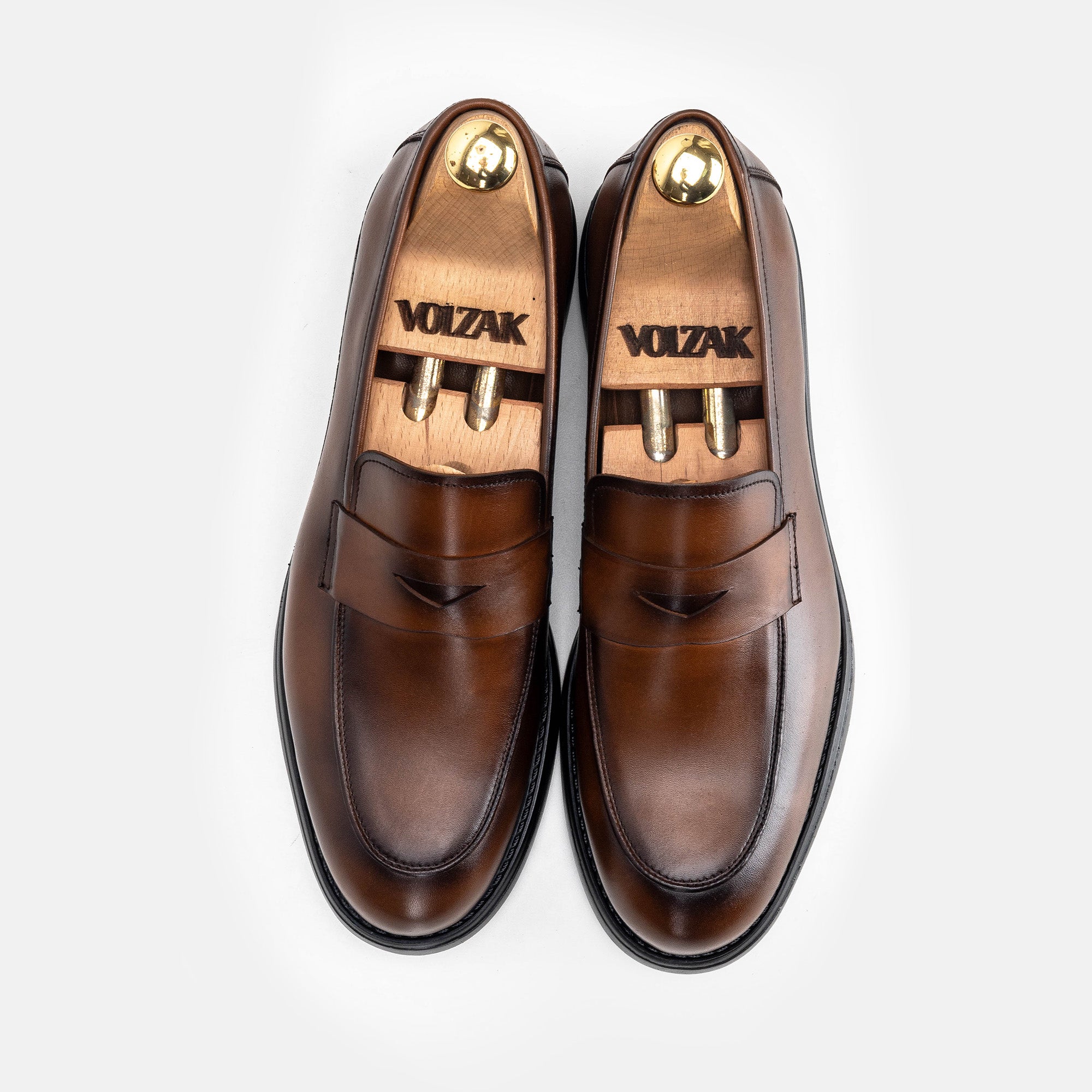 Volzak 5321 Vintage Brown Leather Shoe