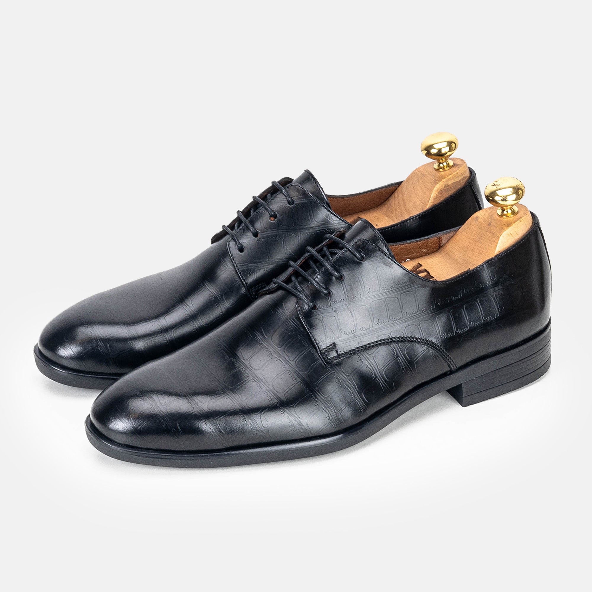 Volzak 5323 leather shoe Black