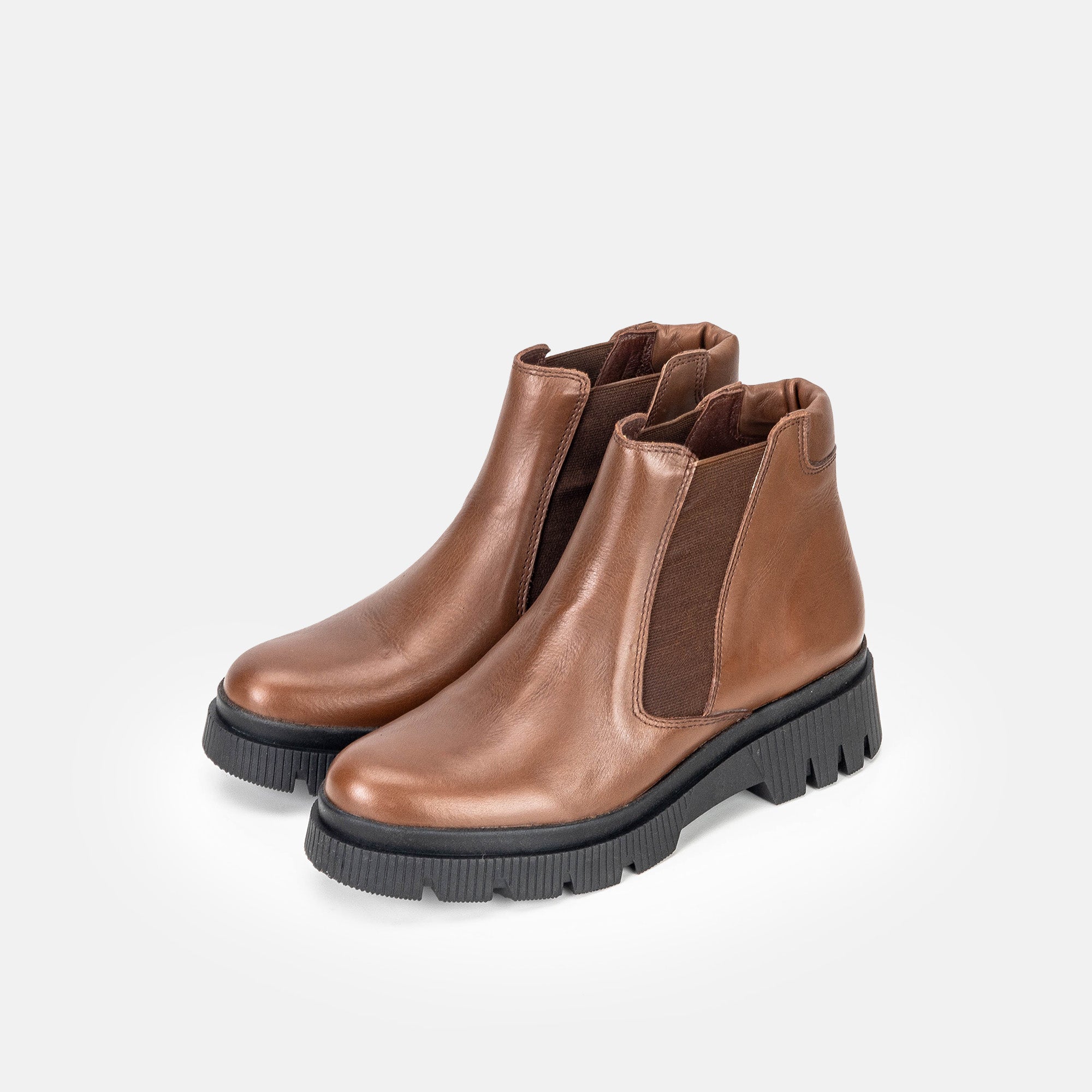 Volzak 1088 Brown Leather Ankle Boot
