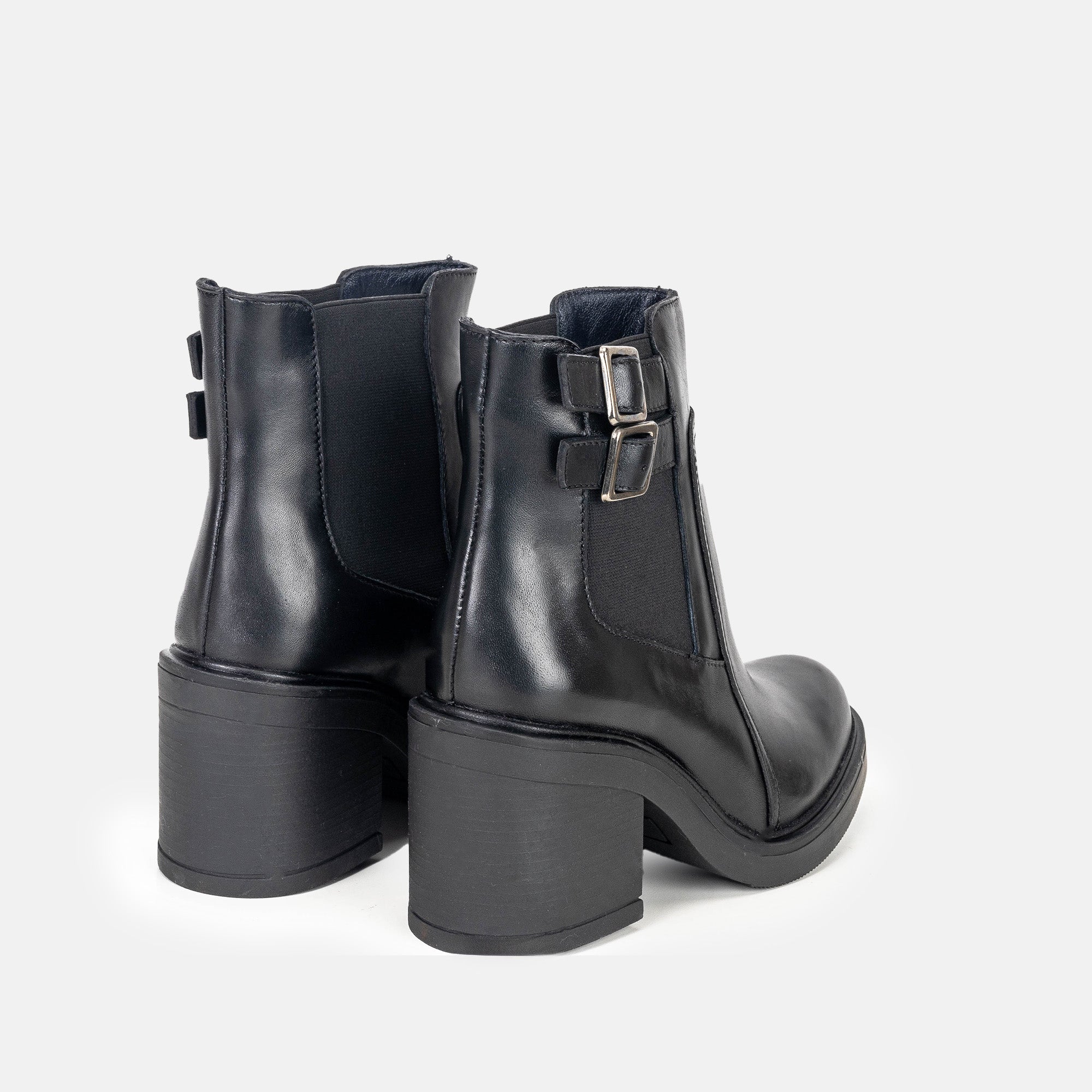 Volzak 2026 s Black Leather Ankle Boot