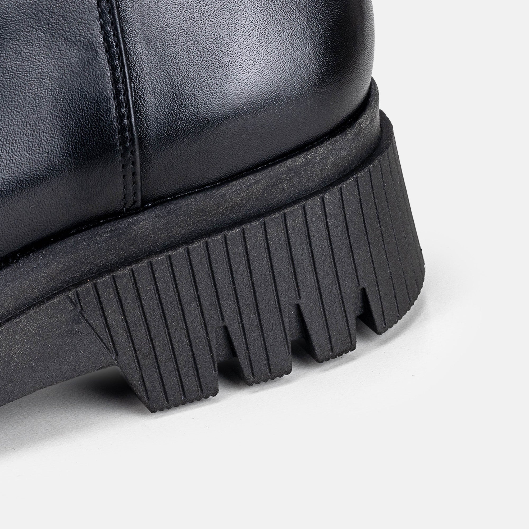 Volzak 0666 Suede Knee Boot Black