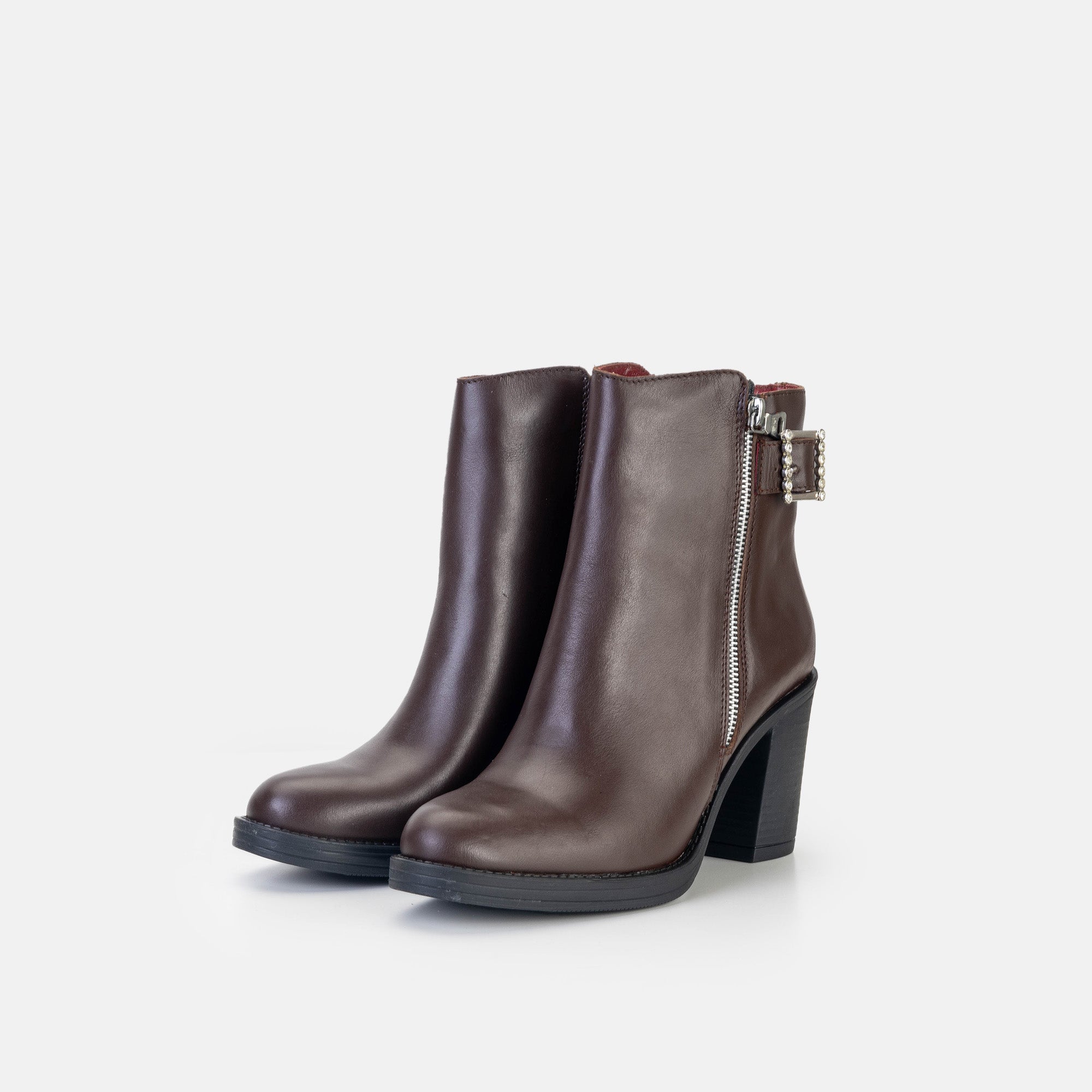 Volzak 9919 Brown Leather Ankle Boot