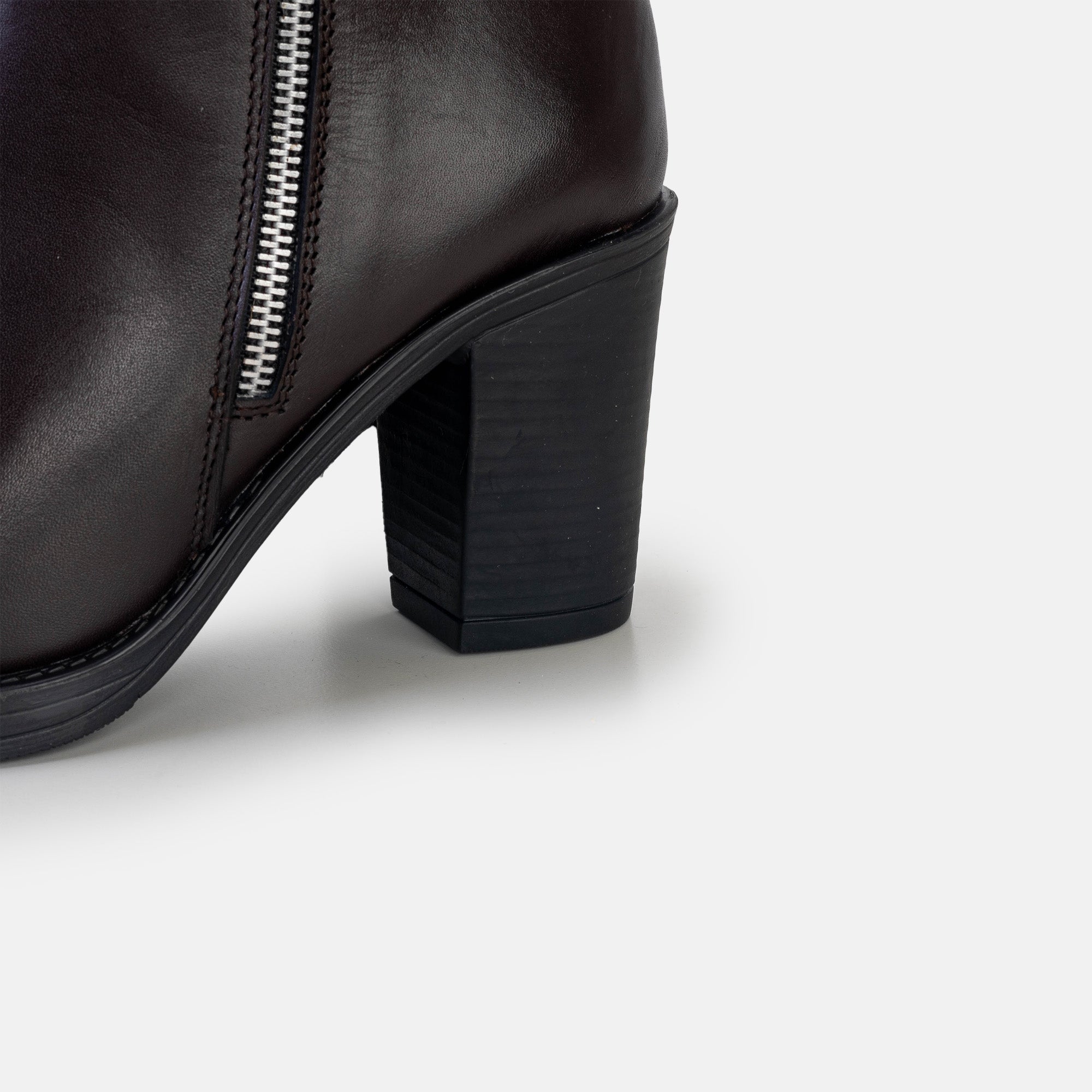 Volzak 9919 Dark Brown Leather Ankle Boot