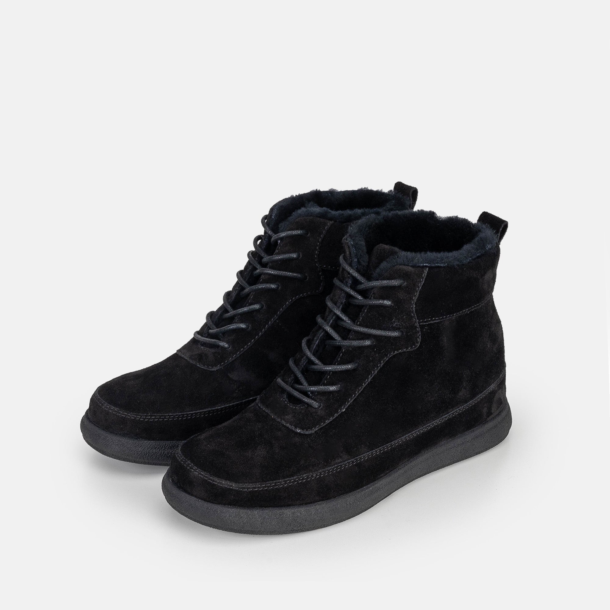 Volzak 7203 Black Suede Ankle Boot